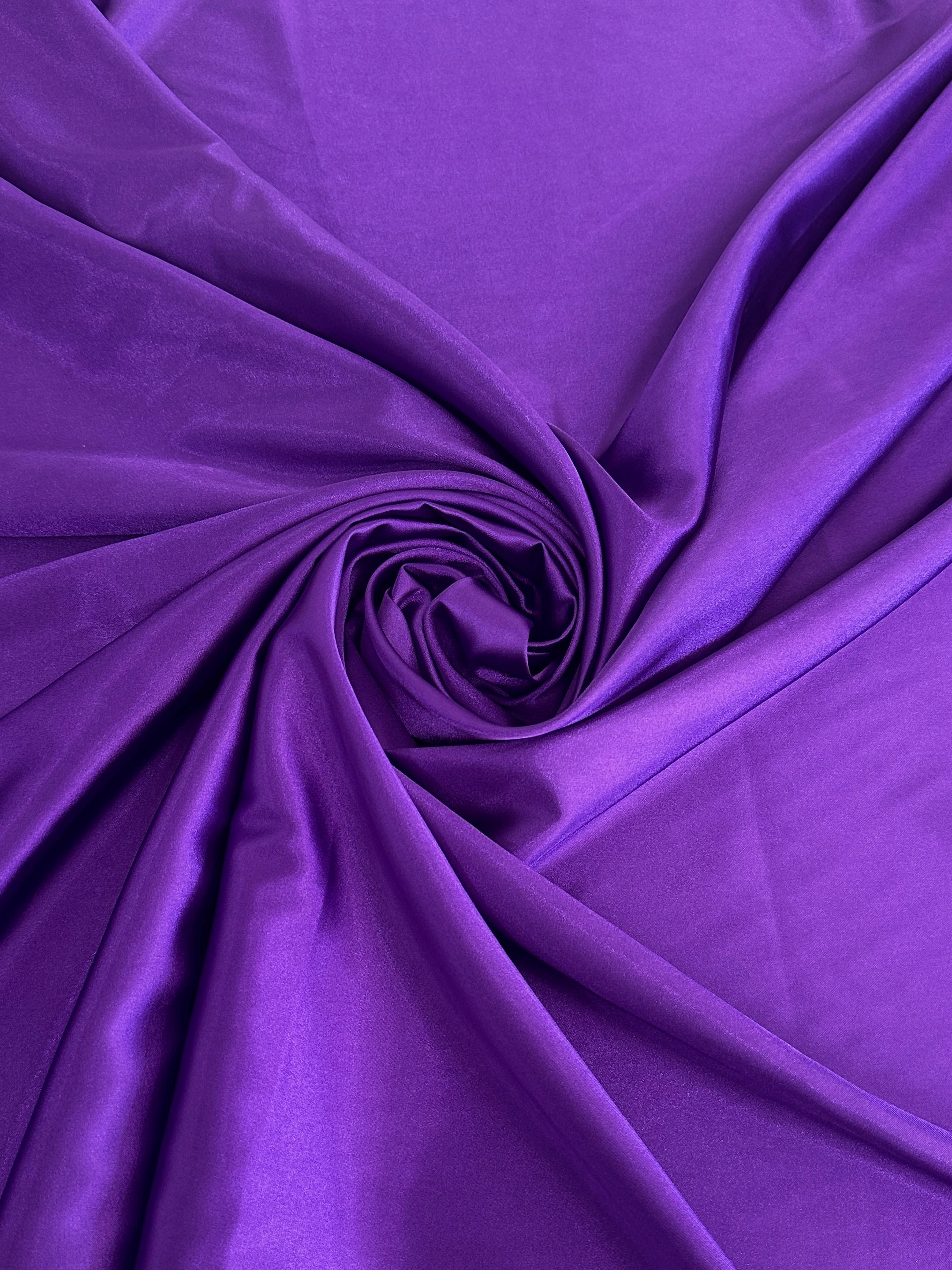 Purple Luxury Silky Satin, Luxury Silky Satin, Silky Satin, Premium Stretch Crepe Back Satin, Satin for Bride, Satin for Women, Satin in Low Price, Cheap Satin, Satin on Sale