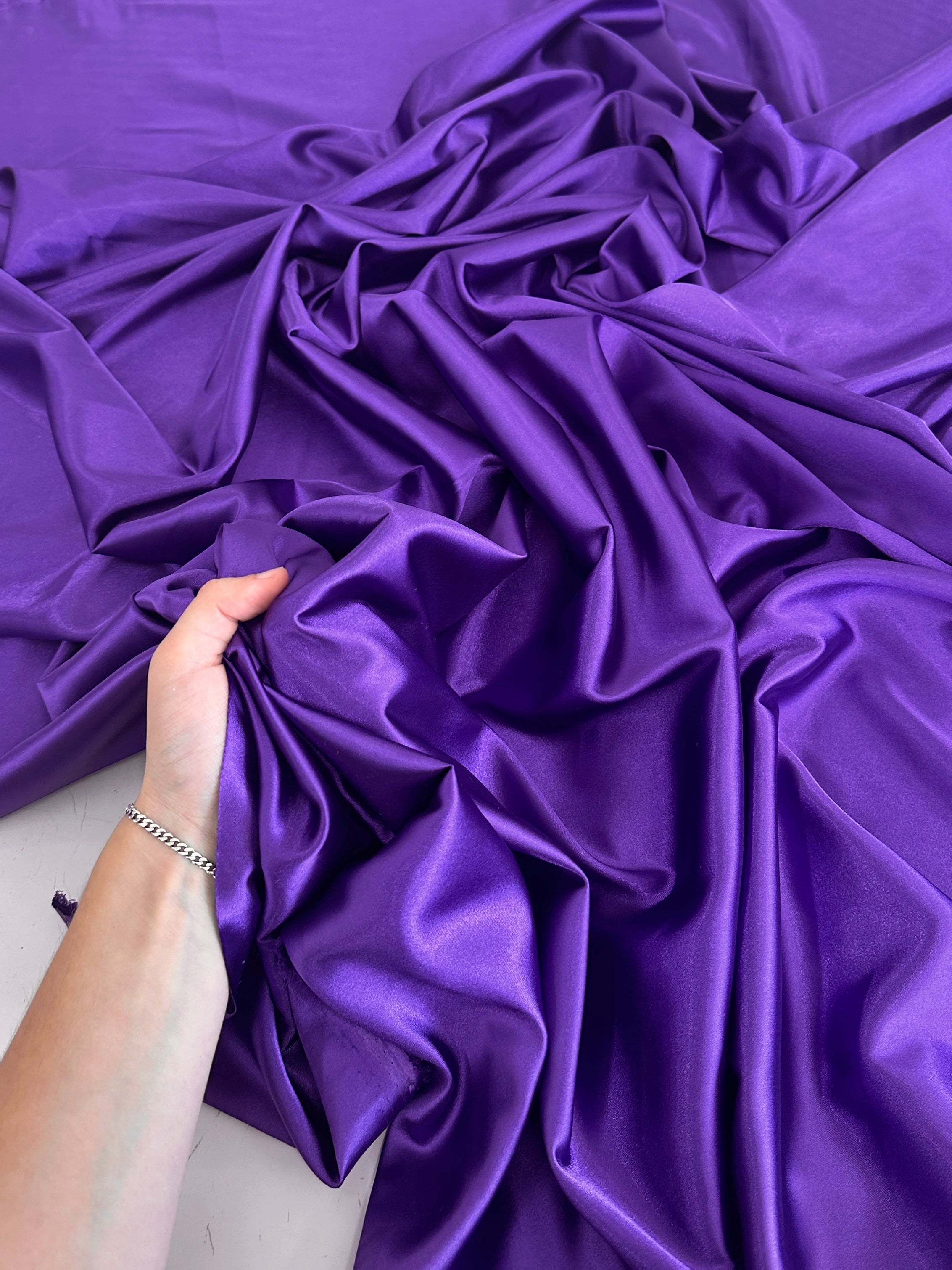 Purple Luxury Silky Satin, Shop Fabrics Online, Sewing, Fabric Store, Sewing Store, Cheap Fabric Store, Kiki Textiles, Textile by the Yard