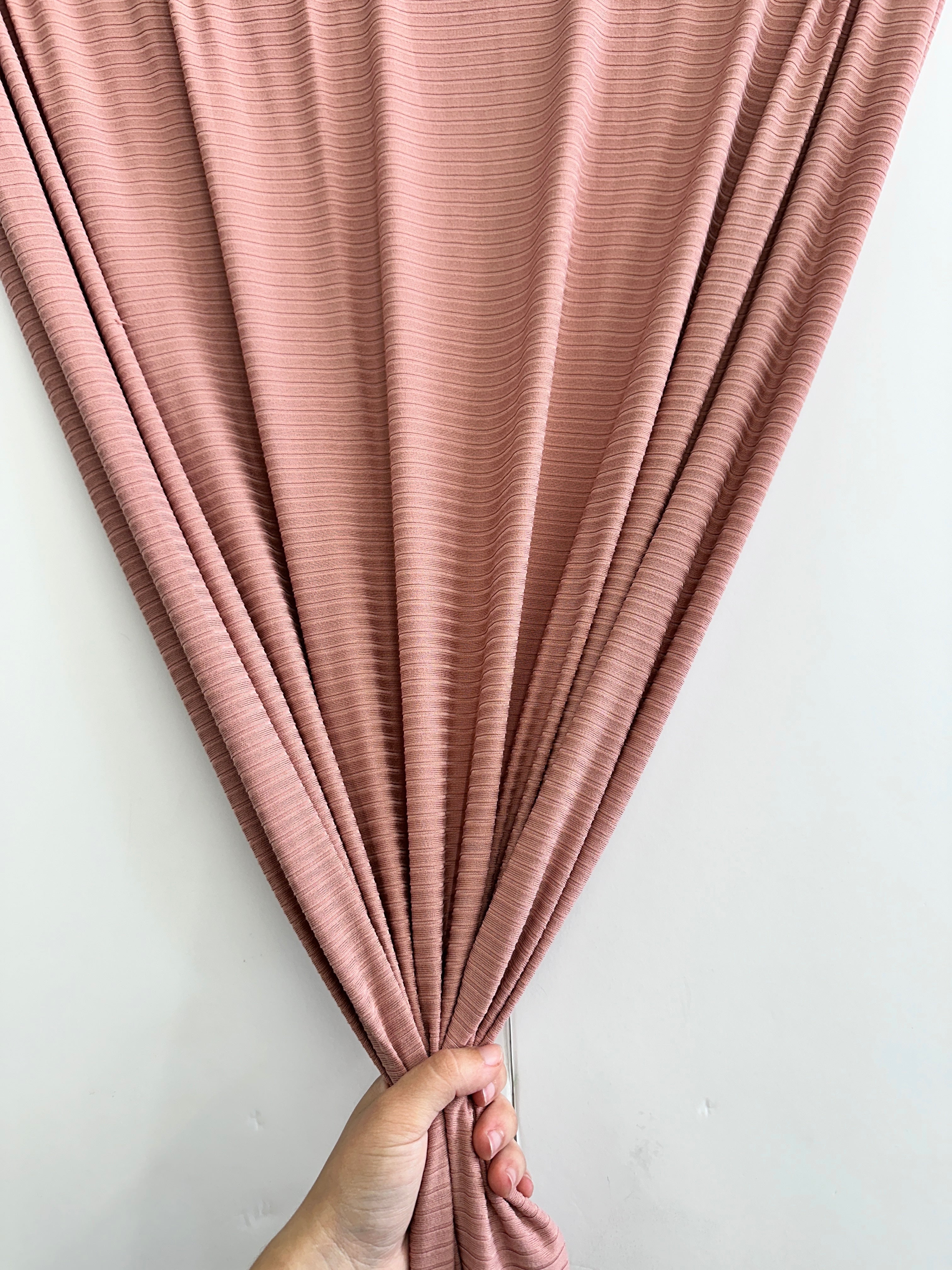 Dusty Rose Rib Knit, Textured Fabric, Rib Knit for woman, premium Rib Knit, knit in low price, knit on sale, knit on discount, knit for dresses