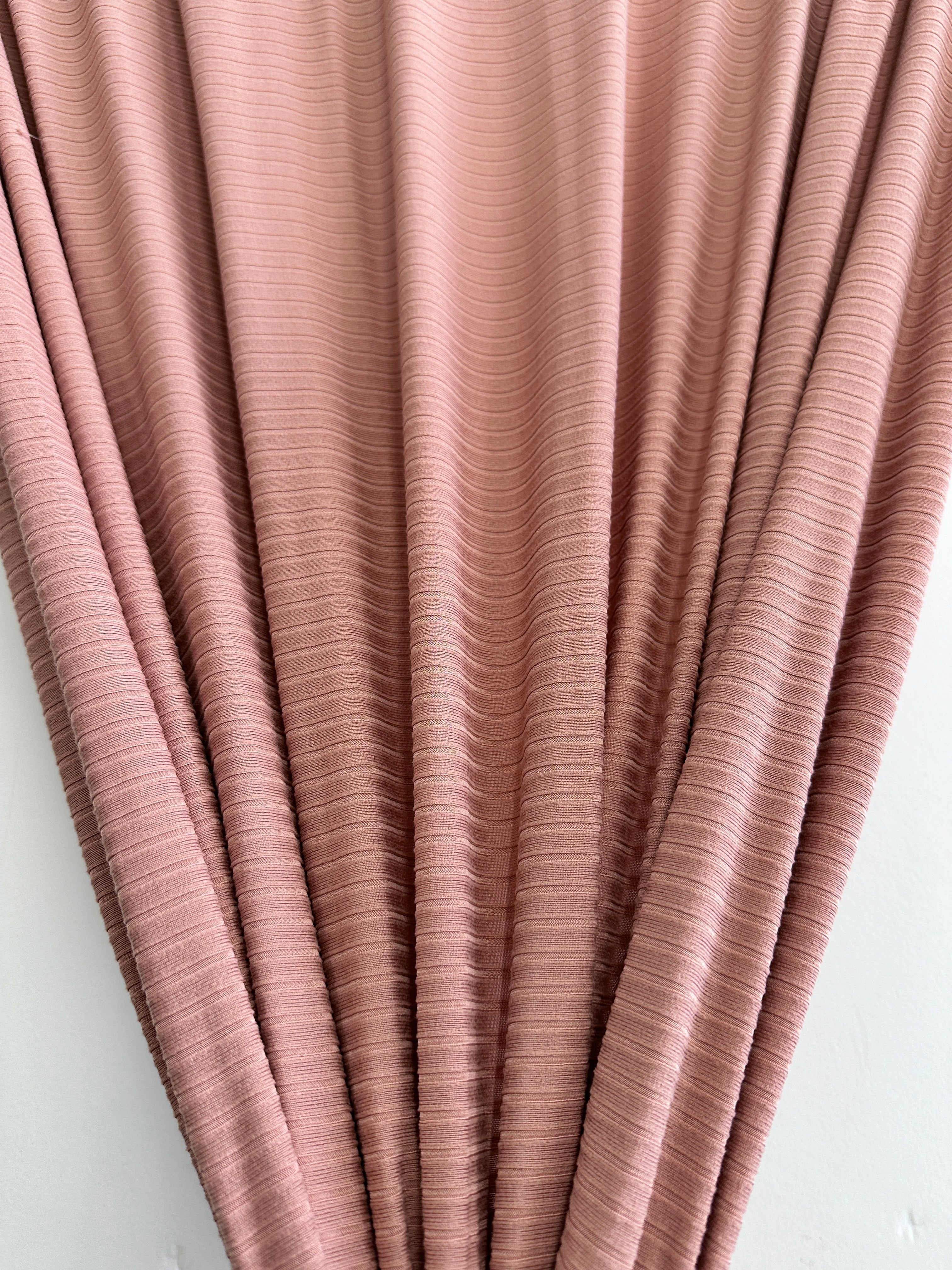 Dusty Rose Rib Knit, Textured Fabric, Rib Knit for woman, premium Rib Knit, knit in low price, knit on sale, knit on discount, knit for dresses
