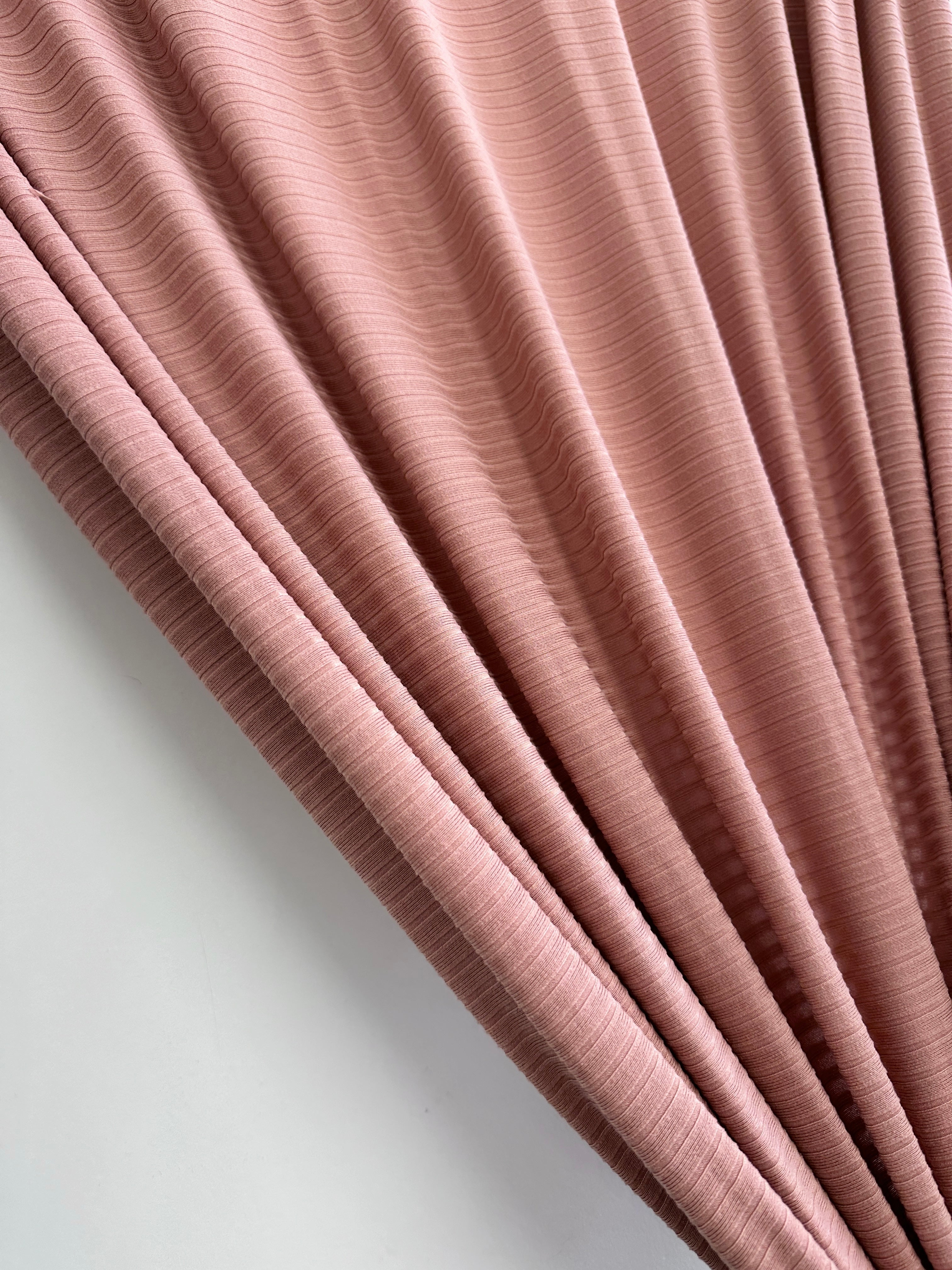 Dusty Rose Rib Knit, Shop Fabrics Online, Sewing, Fabric Store, Sewing Store, Cheap Fabric Store, Kiki Textiles, Textile by the Yard