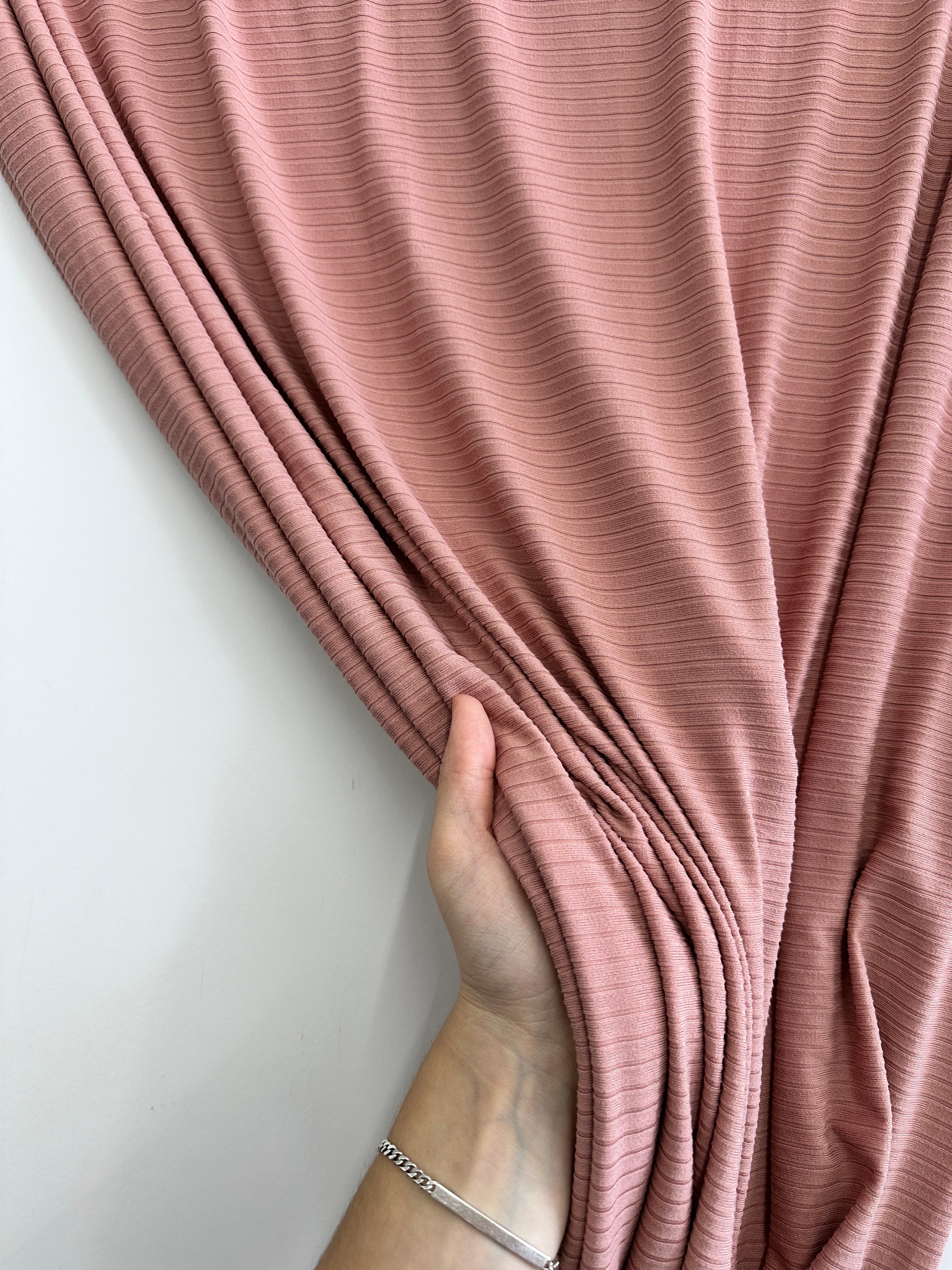 Dusty Rose Rib Knit, Shop Fabrics Online, Sewing, Fabric Store, Sewing Store, Cheap Fabric Store, Kiki Textiles, Textile by the Yard