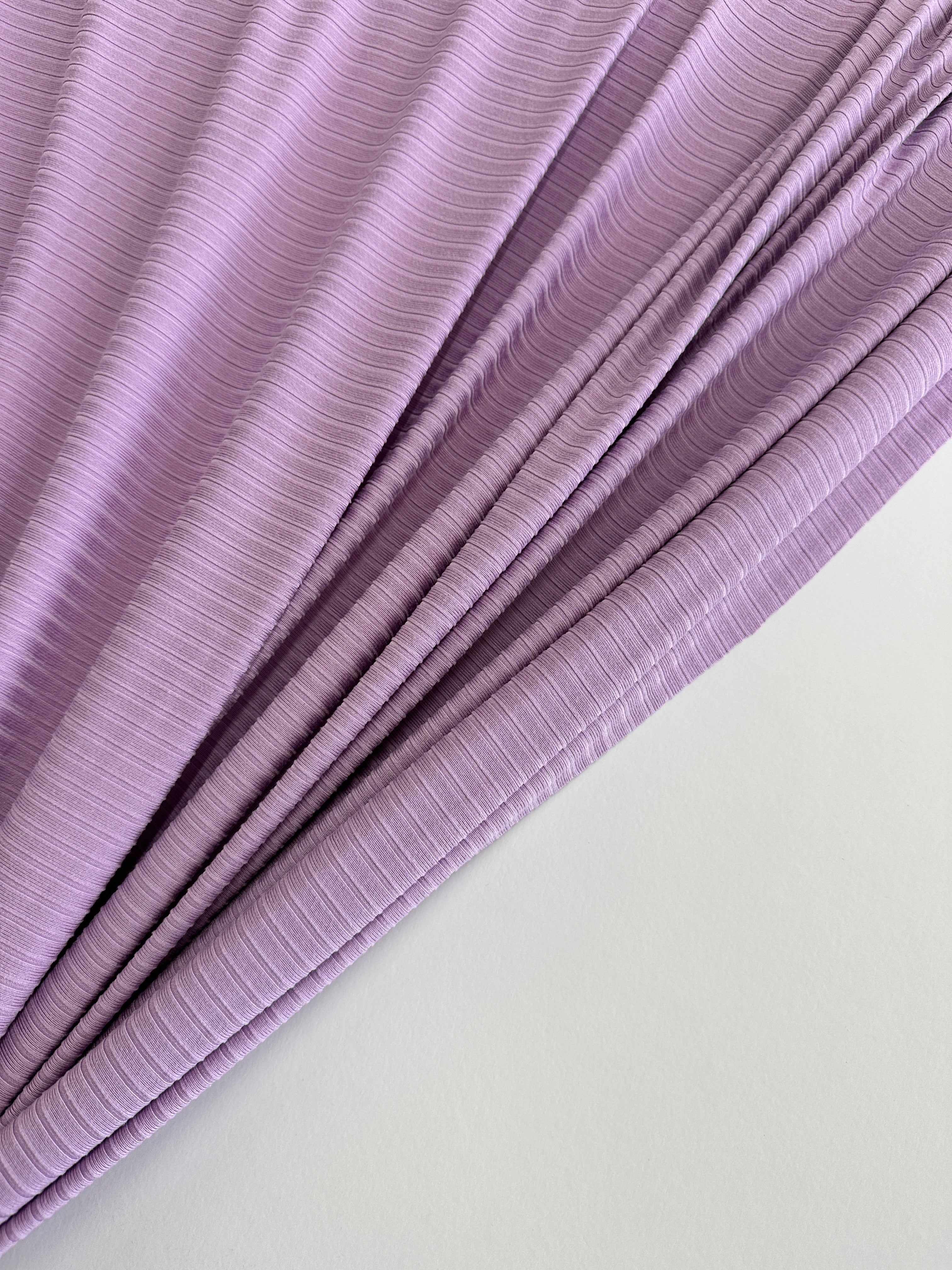 Lilac Rib Knit, Textured Fabric, Rib Knit for woman, premium Rib Knit, knit in low price, knit on sale, knit on discount, knit for dresses