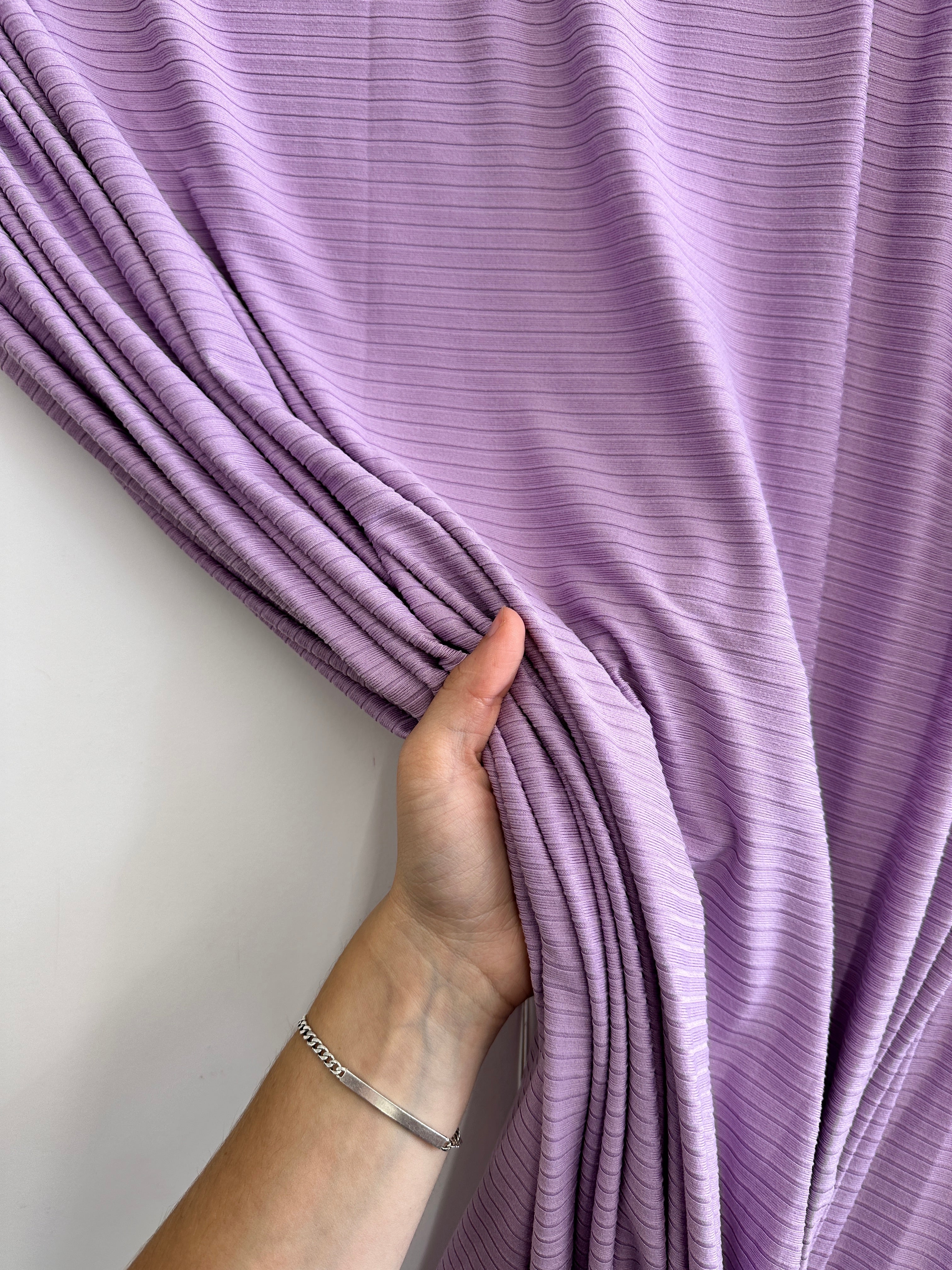 Lilac Rib Knit, Shop Fabrics Online, Sewing, Fabric Store, Sewing Store, Cheap Fabric Store, Kiki Textiles, Textile by the Yard