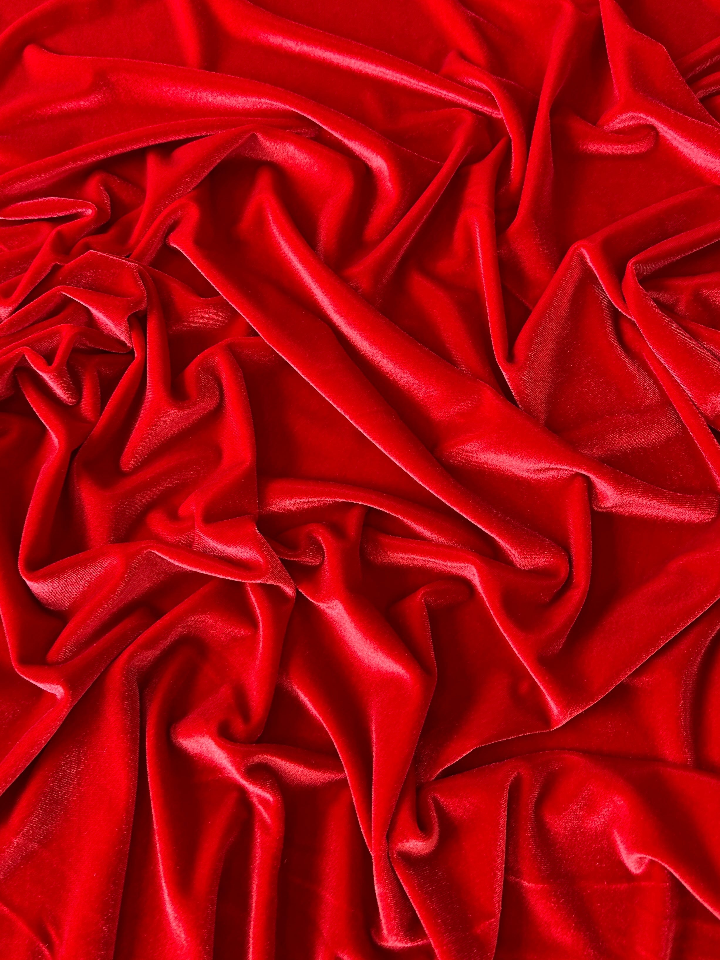 red stretch velvet, dark red stretch velvet, light red stretch velvet, blood red stretch velvet, stretch velvet for woman, stretch velvet for bride, stretch velvet on sale, stretch velvet on discount, premium stretch velvet, kiki textile stretch velvet, buy stretch velvet online