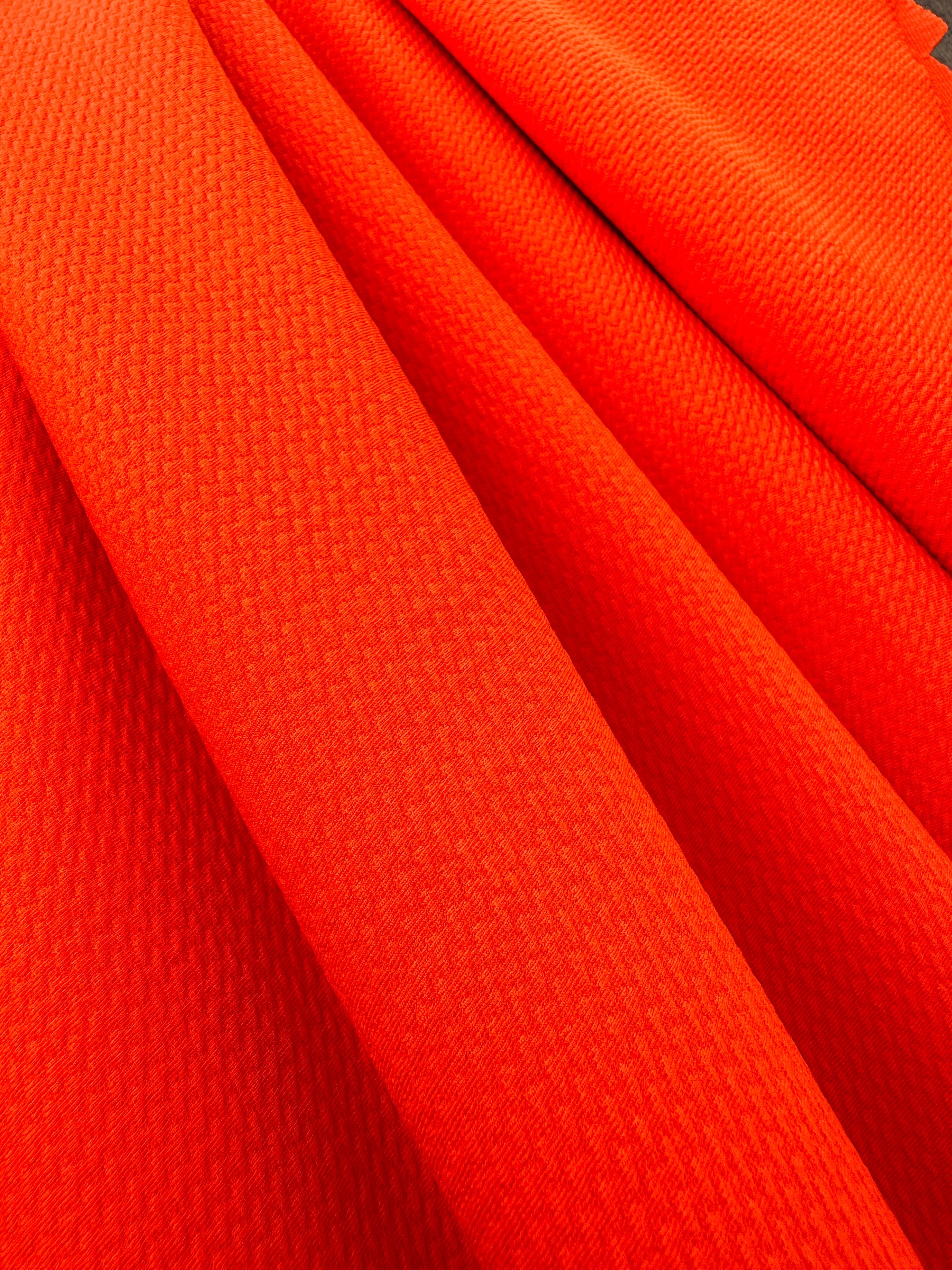 Bright Orange Liverpool Knit, orange Liverpool Knit, light orange Liverpool Knit, dark orange Liverpool Knit, Liverpool Knit for woman, Liverpool Knit for party wear, Liverpool Knit for gown, Liverpool Knit for bride, Liverpool Knit on discount, Liverpool Knit on sale, premium Liverpool Knit