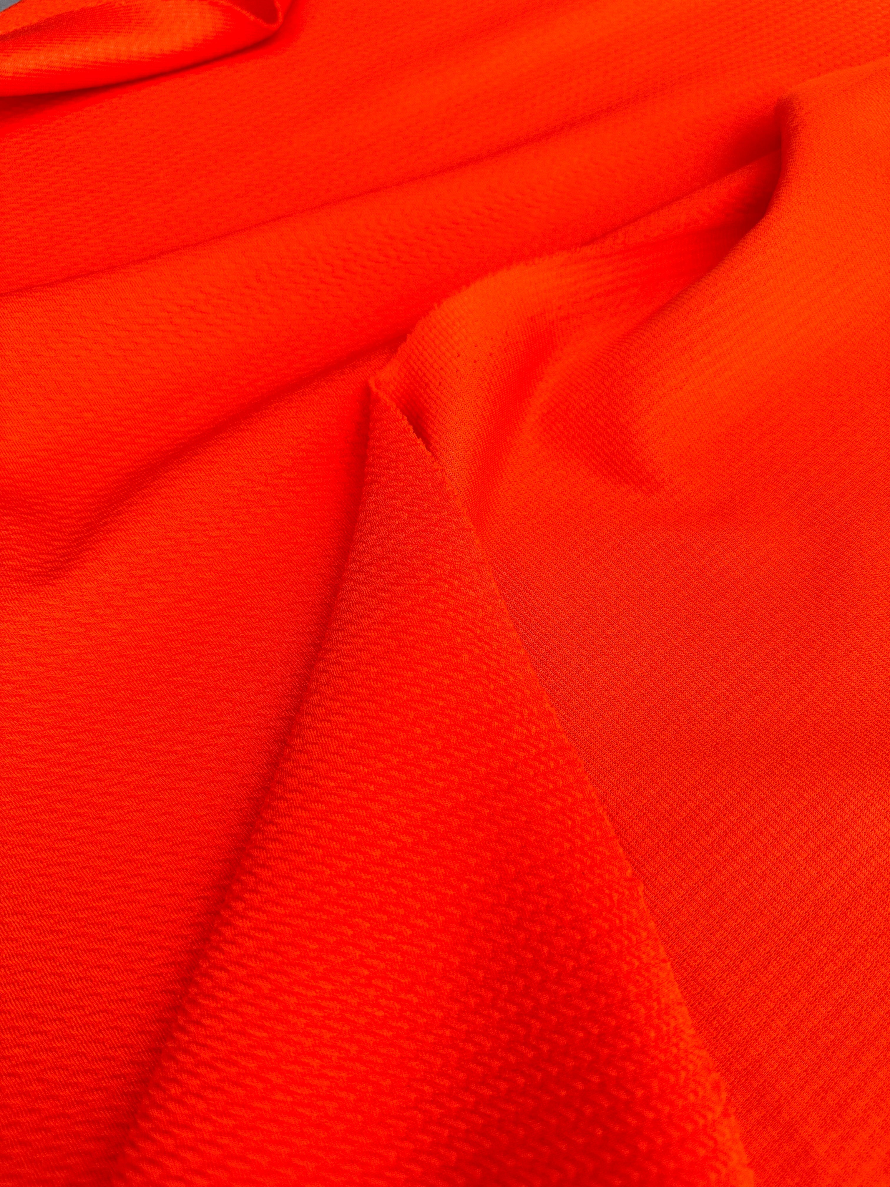 Bright Orange Liverpool Knit, orange Liverpool Knit, light orange Liverpool Knit, dark orange Liverpool Knit, Liverpool Knit for woman, Liverpool Knit for party wear, Liverpool Knit for gown, Liverpool Knit for bride, Liverpool Knit on discount, Liverpool Knit on sale, premium Liverpool Knit