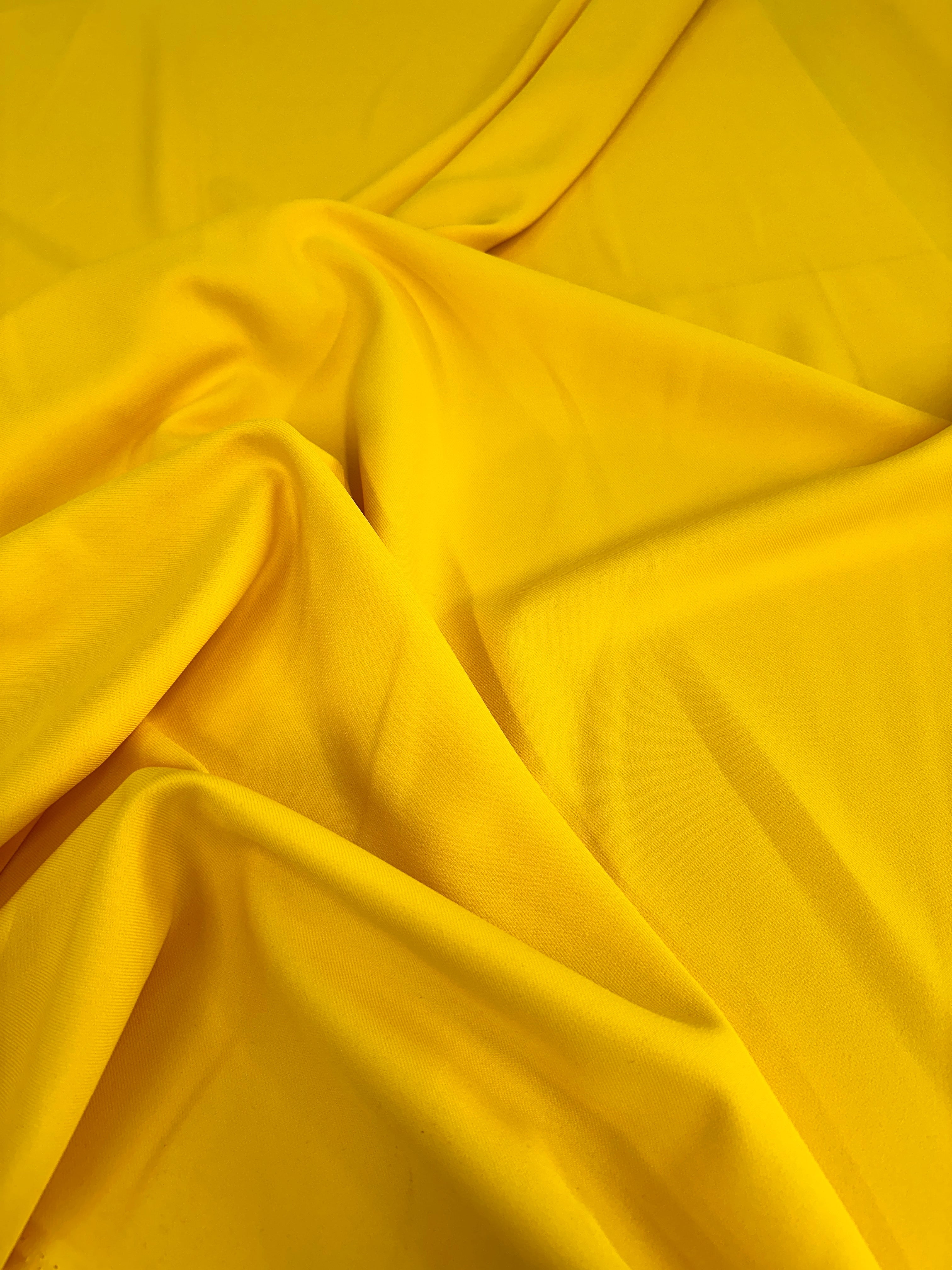 Deluxe Yellow Gabardine, Gabardine Fabric Price, Crepe & Gabardine, Stretch Crepe, Twill Gabardine, Brushed Twill, Polyester Gabardine, Crepe on Sale, Solid Fabric