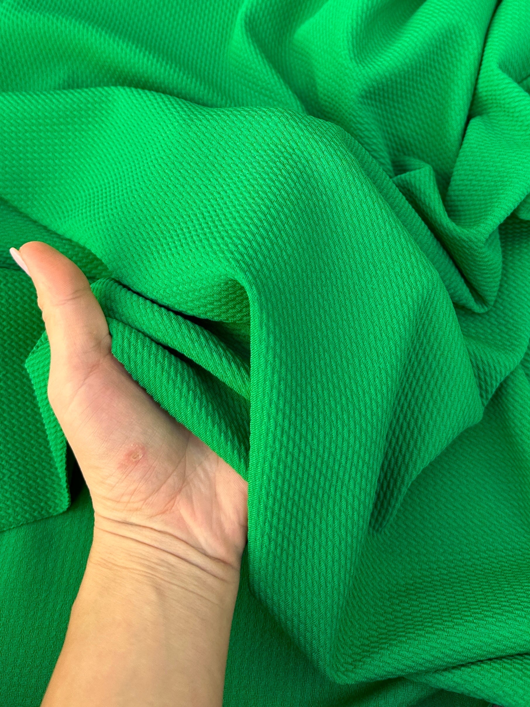 Kelly Green Liverpool Knit, green Liverpool Knit, light green Liverpool Knit, dark green Liverpool Knit, Liverpool Knit for woman, Liverpool Knit for party wear, Liverpool Knit for gown, Liverpool Knit for bride, Liverpool Knit on discount, Liverpool Knit on sale, premium Liverpool Knit