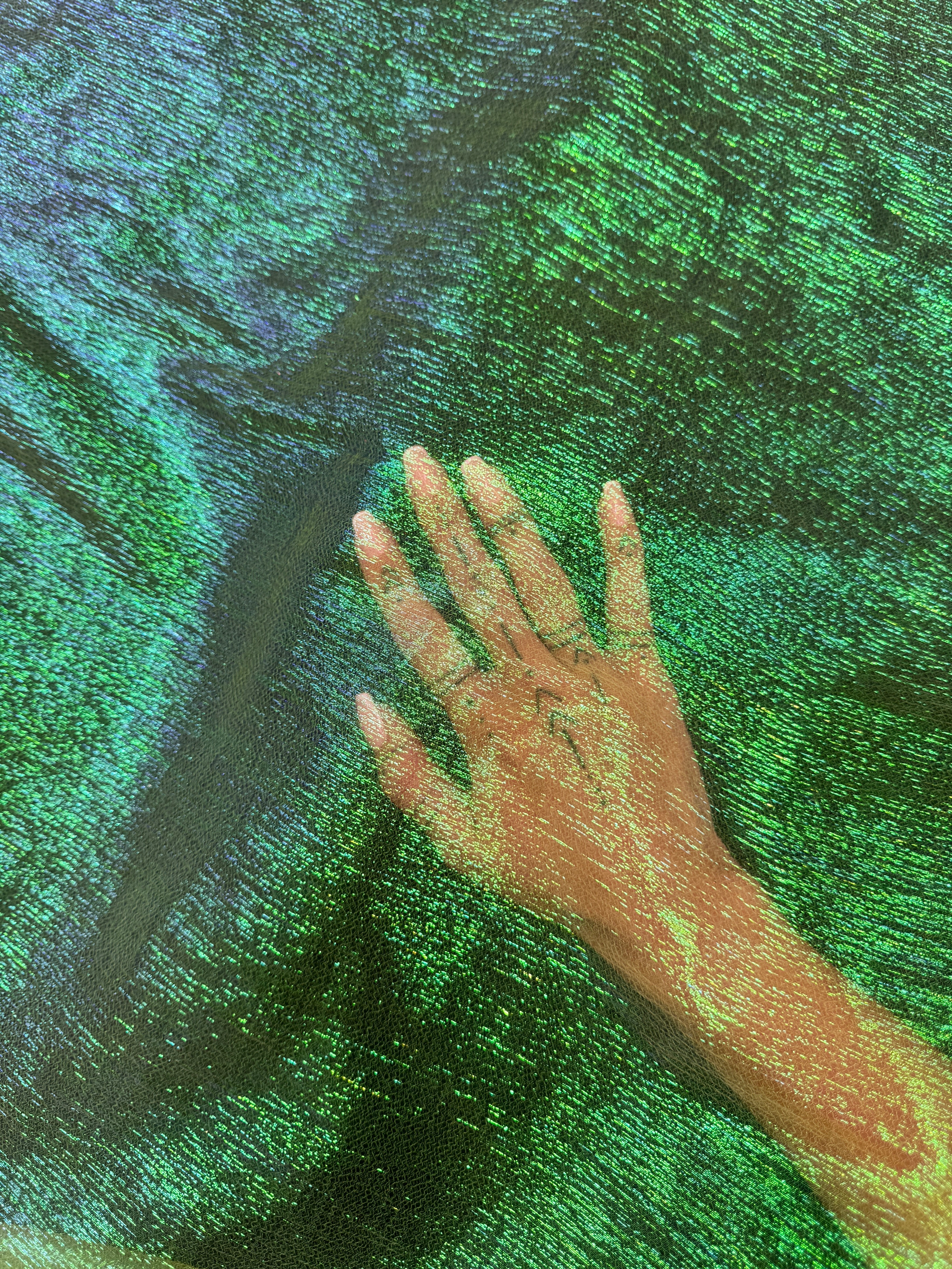 Yellow Green Iridescent Crushed Organza, Yellow Green chiffon, Crushed organza, Crushed chiffon, chiffon for woman, chiffon for bride, premium chiffon, chiffon in low price, chiffon for party wear, chiffon for gown