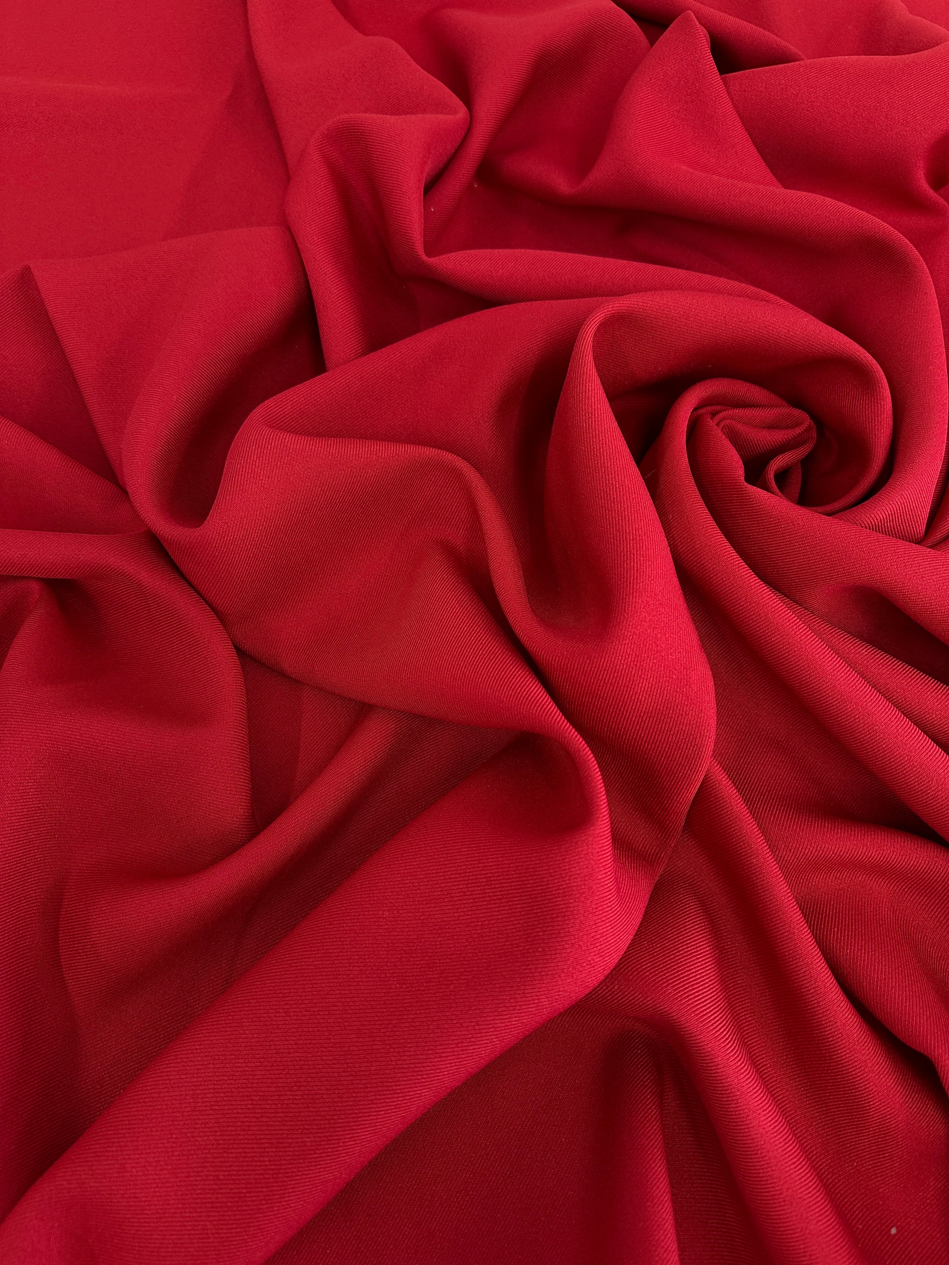 Deluxe Red Gabardine, Shop Fabrics Online, Sewing, Fabric Store, Sewing Store, Cheap Fabric Store, Kiki Textiles, Textile by the Yard
