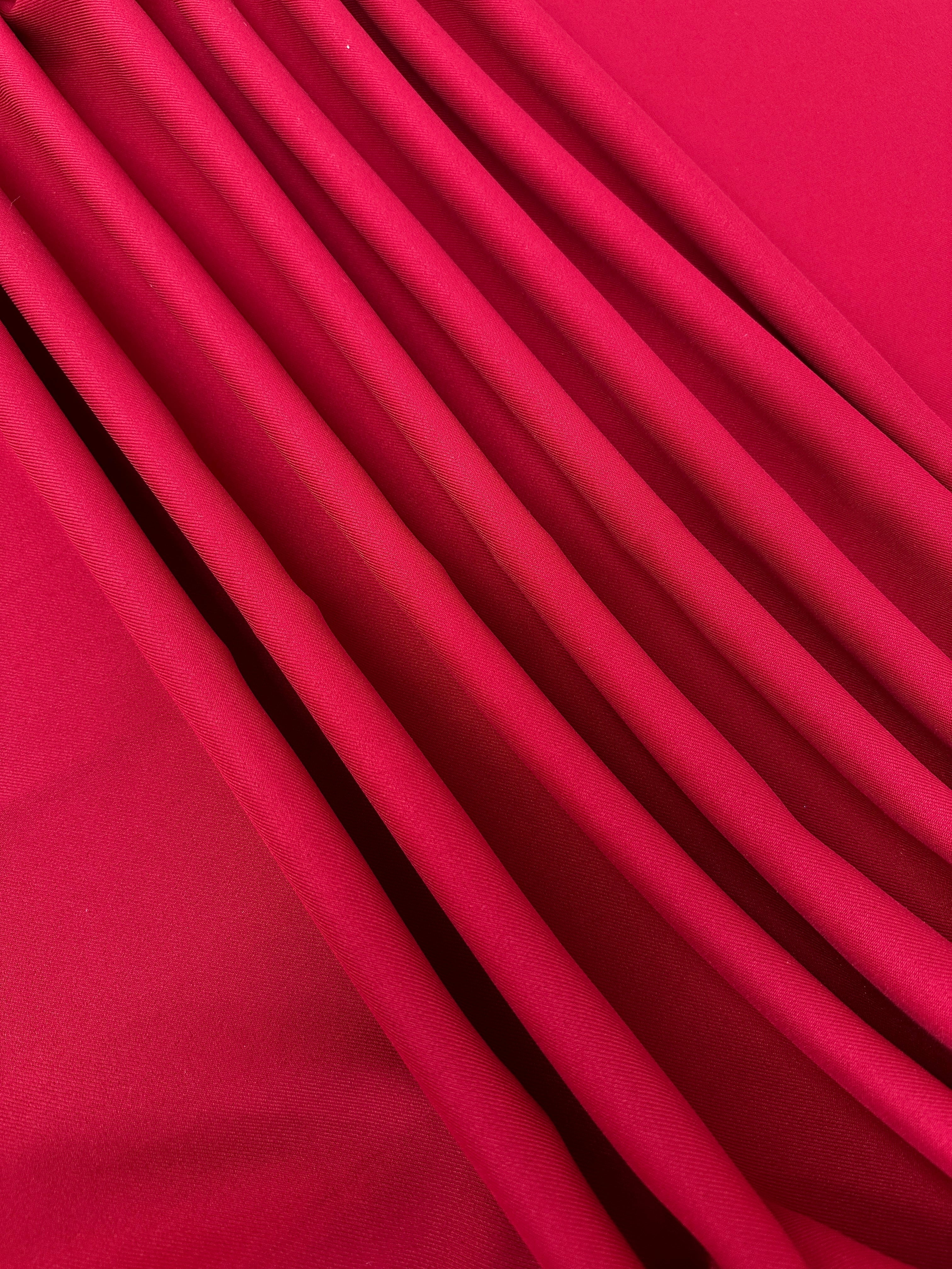 Deluxe Red Gabardine, Shop Fabrics Online, Sewing, Fabric Store, Sewing Store, Cheap Fabric Store, Kiki Textiles, Textile by the Yard