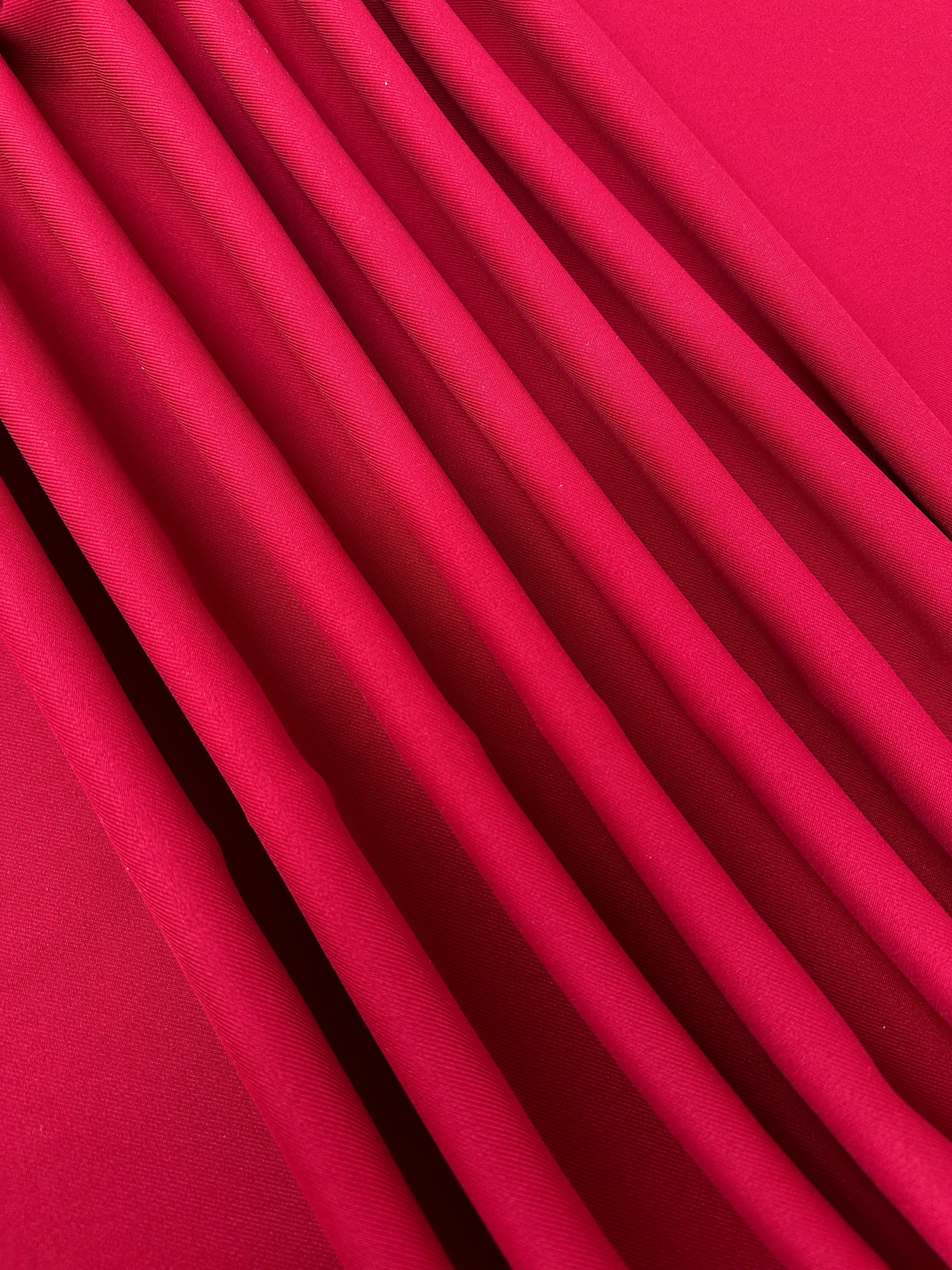 Deluxe Red Gabardine, Shop Fabrics Online, Sewing, Fabric Store, Sewing Store, Cheap Fabric Store, Kiki Textiles, Textile by the Yard