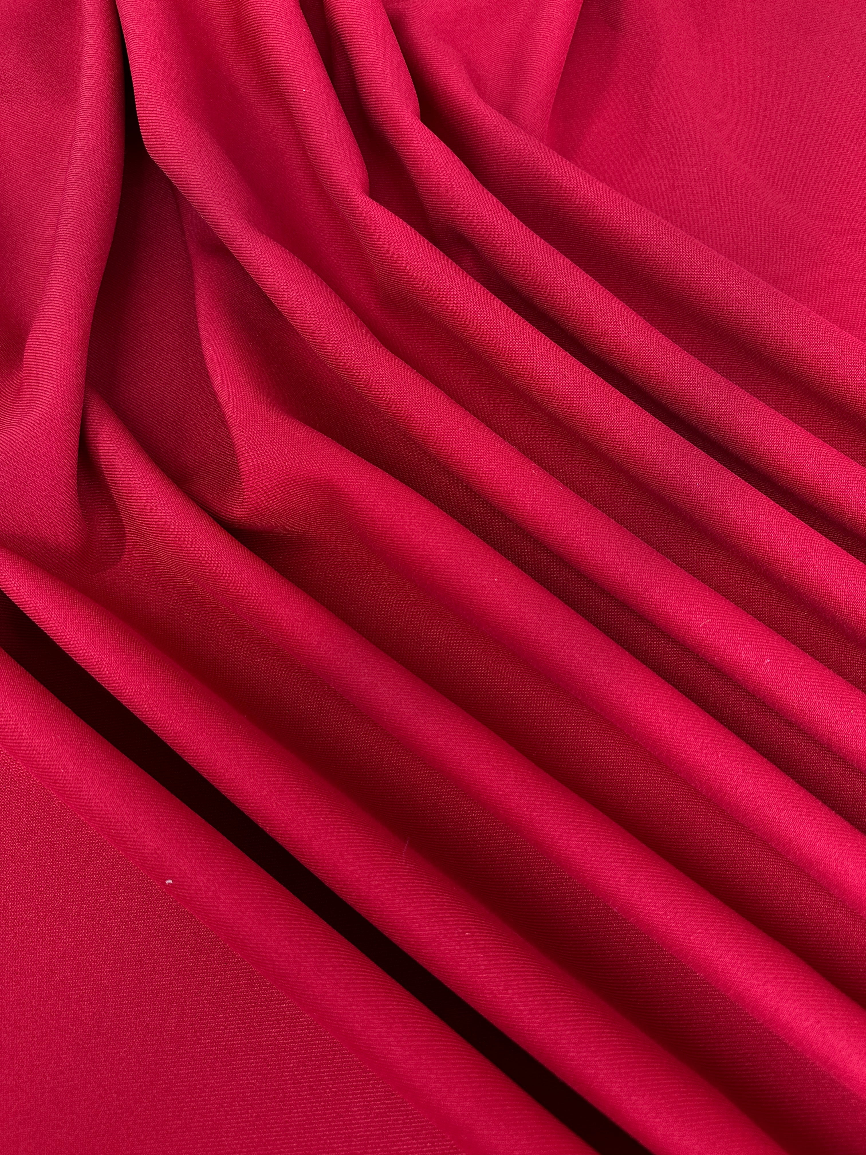 Deluxe Red Gabardine, Gabardine Fabric Price, Crepe & Gabardine, Stretch Crepe, Twill Gabardine, Brushed Twill, Polyester Gabardine, Crepe on Sale, Solid Fabric