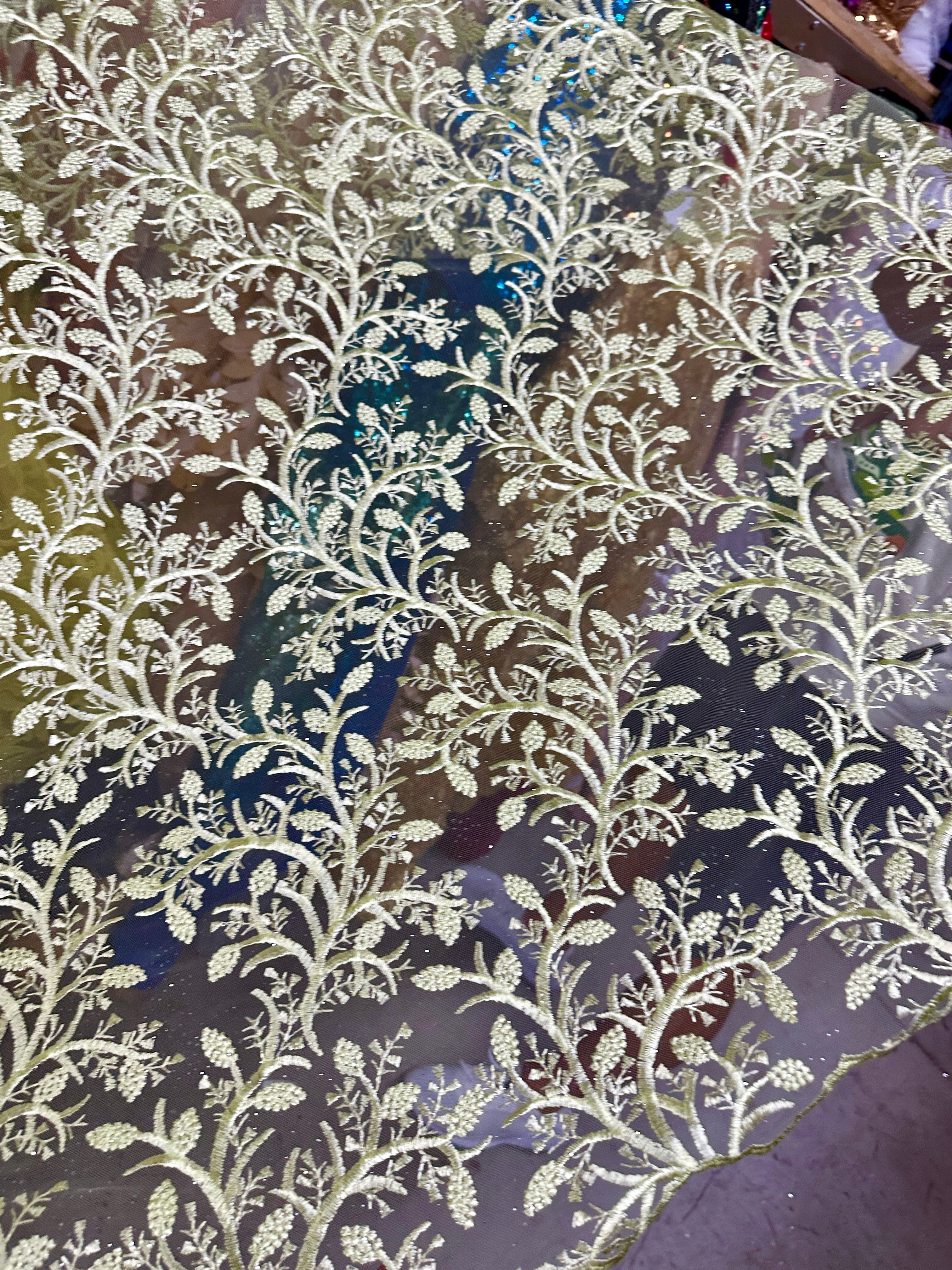 pistachio embroidered lace, green Lace, dark green lace, lace for woman, lace for bride, lace on discount, lace on sale, premium lace, kiki textile lace, lace for party wear dresses