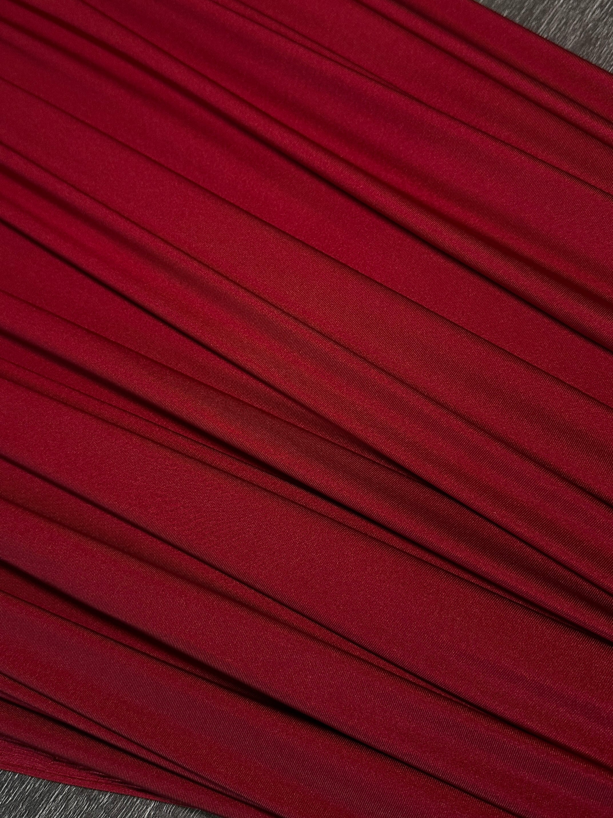 Burgundy Yoga Spandex, Burgundy Spandex, Yoga Spandex, Shiny Spandex, Stretch Fabric, 4 way stretch fabric, Fabric on Sale, Activewear Fabric, Polyester Fabric