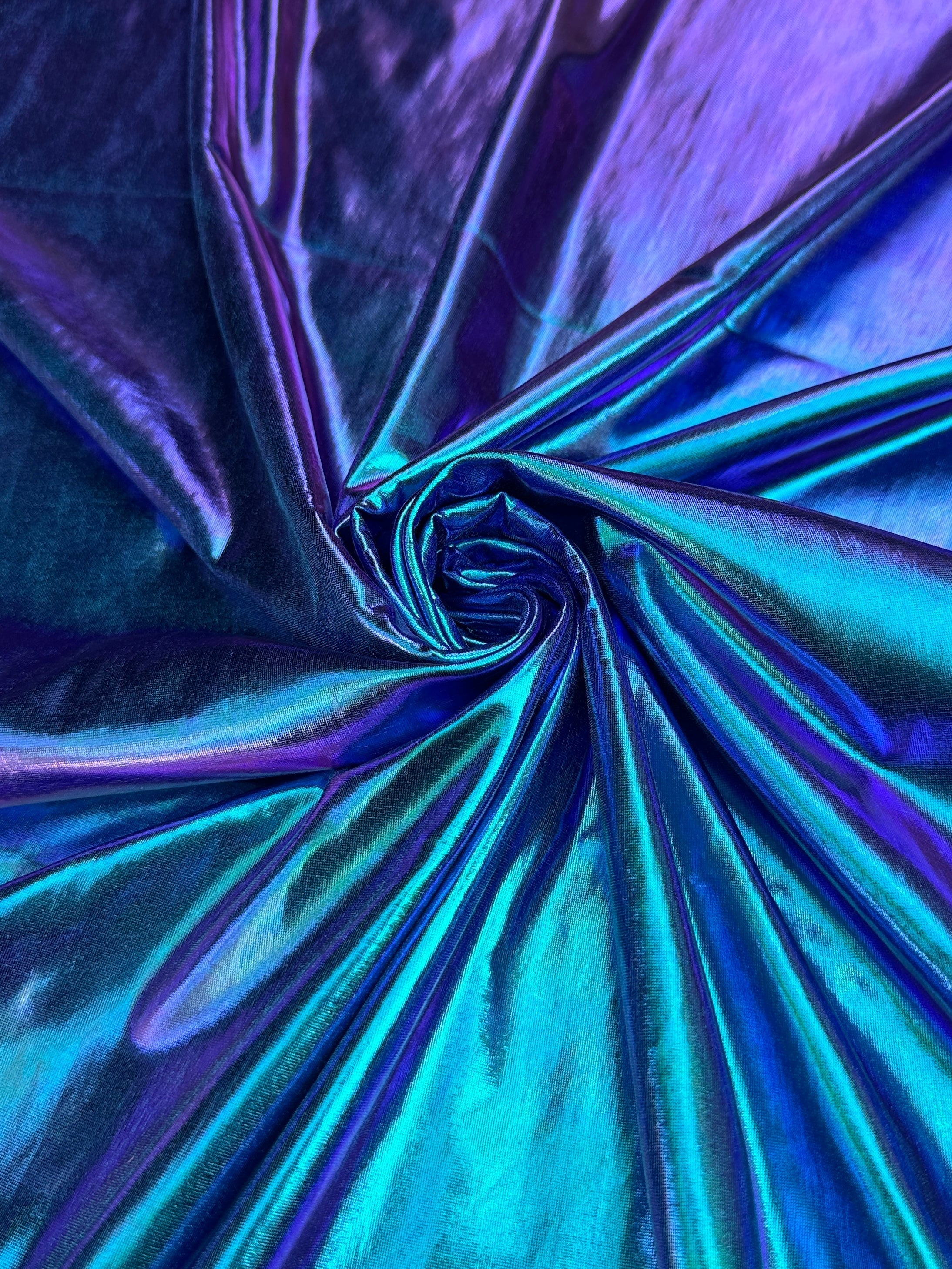Iridescent Purple Coated Spandex Pleather, Shiny purple pleather, neon purple Spandex pleather, pleather for woman, purple pleather, purple spandex