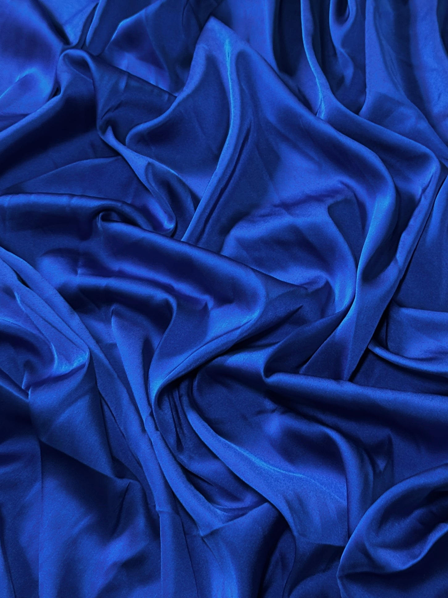 Royal Blue Bridal Crepe Satin, Luxury Silky Satin, Silky Satin, Premium Stretch Crepe Back Satin, Satin for Bride, Satin for Women, Satin in Low Price, Cheap Satin, Satin on Sale