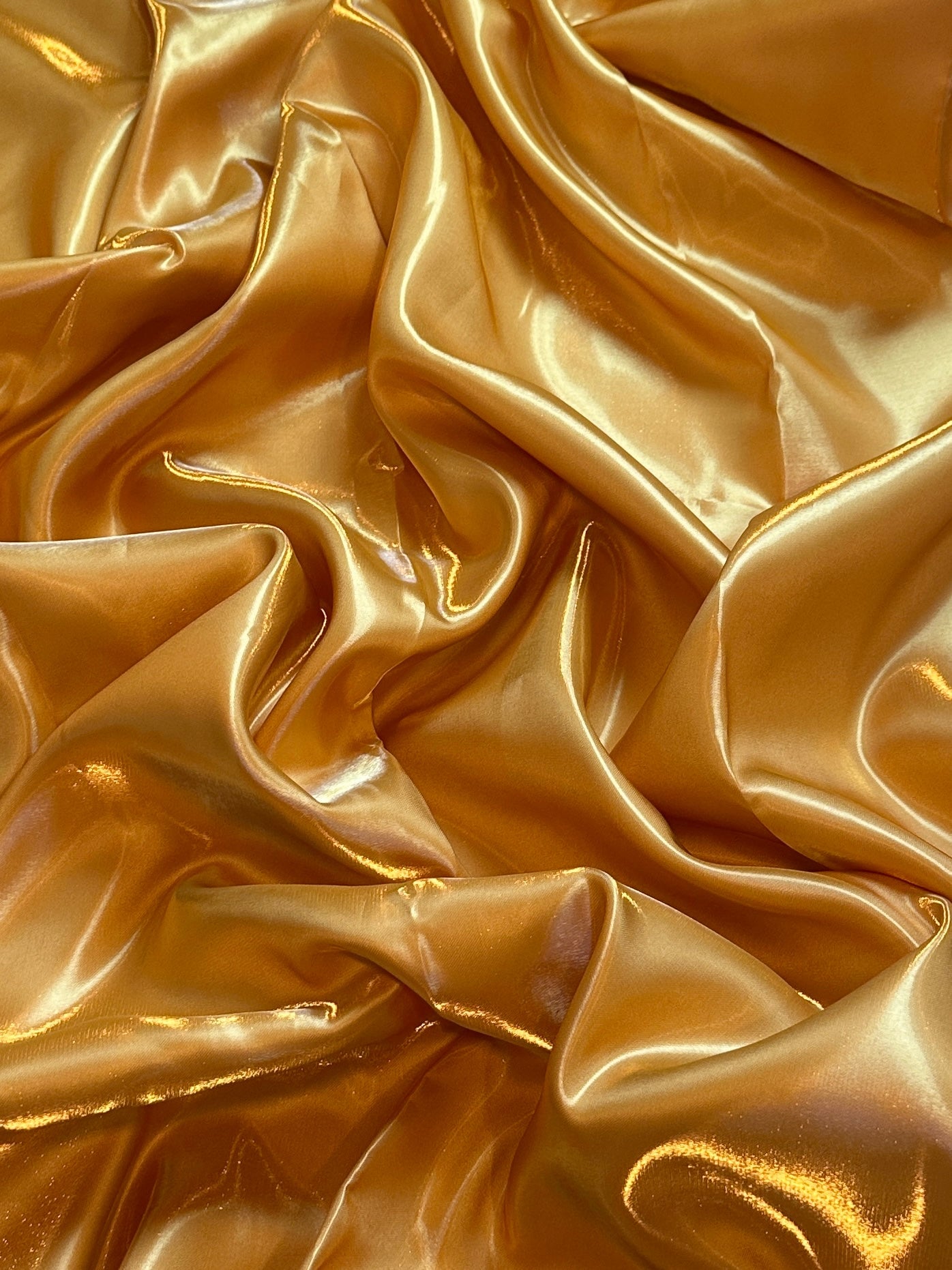 Deep Gold Liquid Bridal Satin, Luxury Silky Satin, Liquid Bridal Satin, Silky Satin, Premium Stretch Bridal Satin, Satin for Bride, Satin for Women, Satin in Low Price, Cheap Satin, Satin on Sale