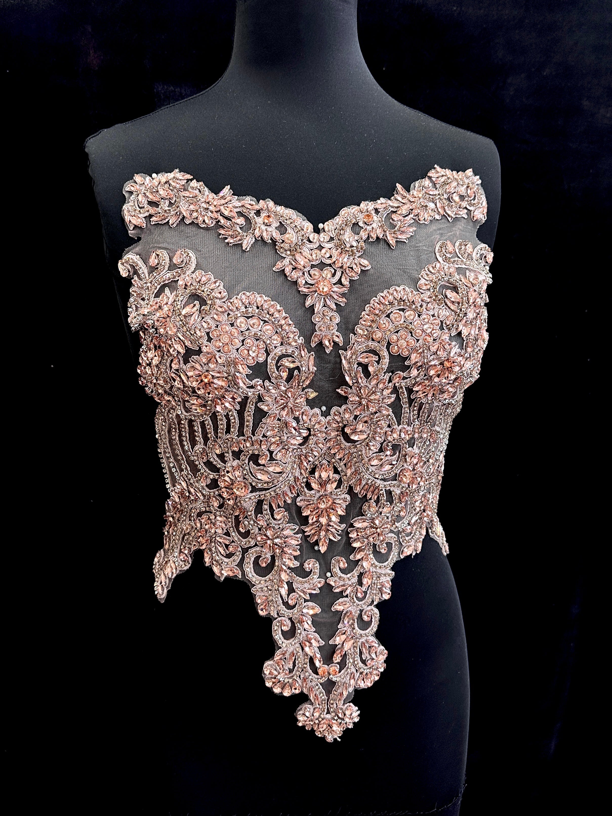 alex blush pink Rhinestone Bodice Applique, sparkle crystal bodice, silver rhinestone applique, rhinestone bodice for woman, rhinestone bodice ,rhinestone beads, rhinestone applique, rhinestone applications, rhinestone, luxurious dress, flawless dress fabric, embellishment for dress, diy dress, decoration for dress, crystal applique for dresses, crafts for dress, bridal dress rhinestone, beaded mesh sequin bodice, beaded mesh fabric for dress, beaded bodice for dress, applique for gown, applique for dress
