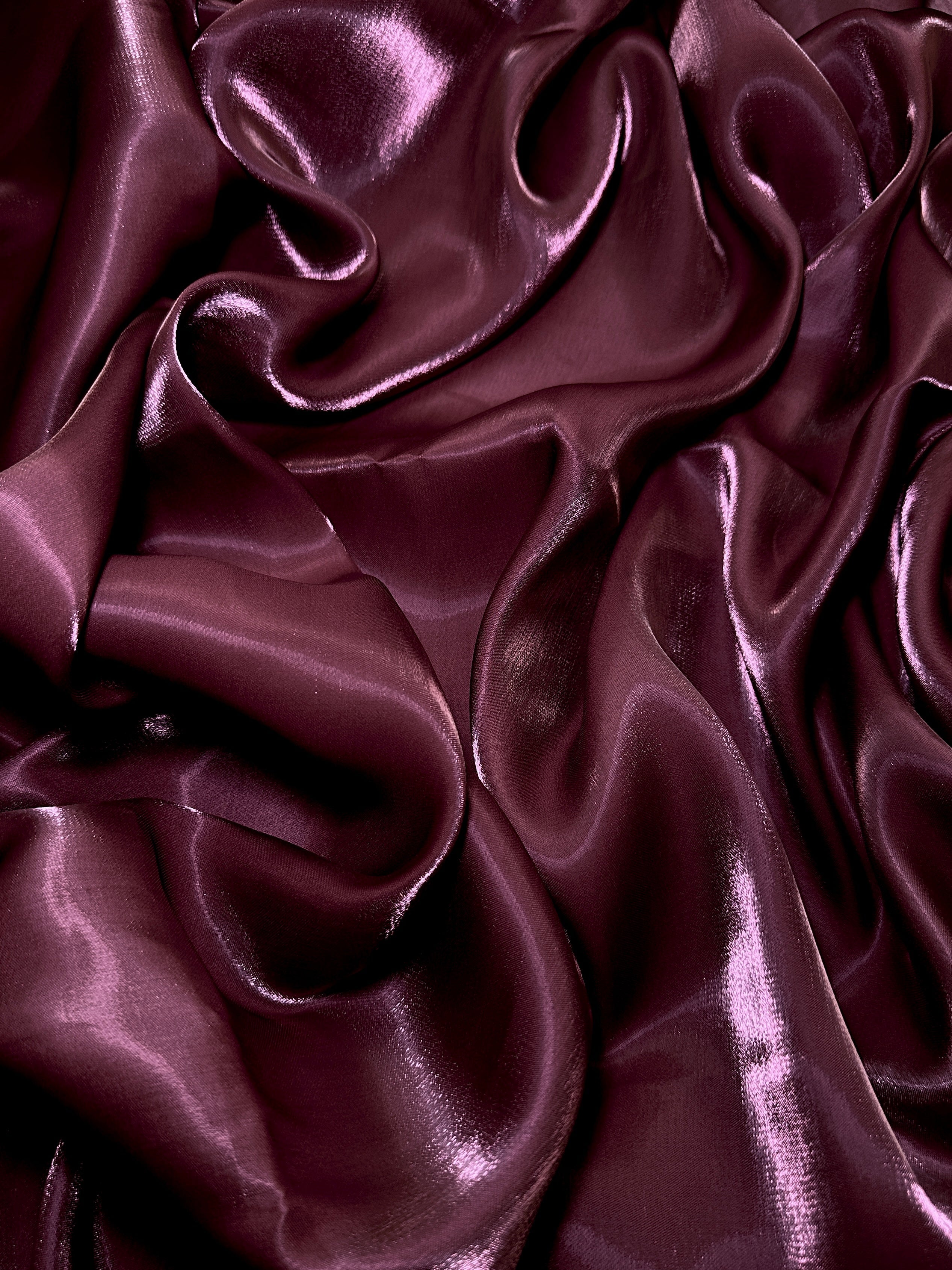 Burgundy Water Liquid Shimmery Chiffon, Premium Glittery Chiffon, Wet Chiffon, Shimmery Chiffon, Fancy fabric, Luxurious liquid fabric, Chiffon for women