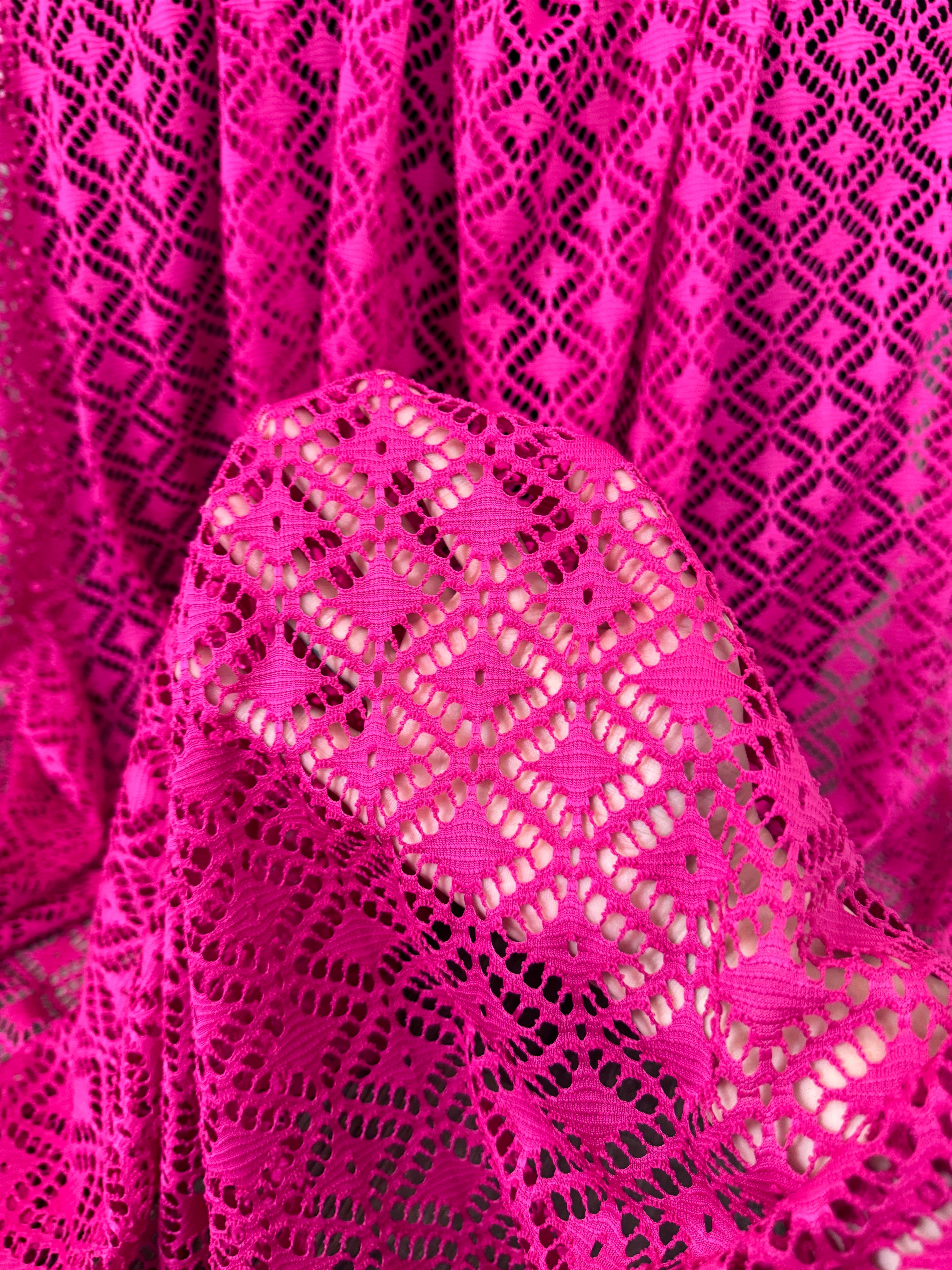 Hot Pink Crochet Hollow Out Knit, pink Crochet Hollow Out Knit, dark pink Crochet Hollow Out Knit, light pink Crochet Hollow Out Knit, fuchsia Crochet Hollow Out Knit, Crochet Hollow Out Knit on discount