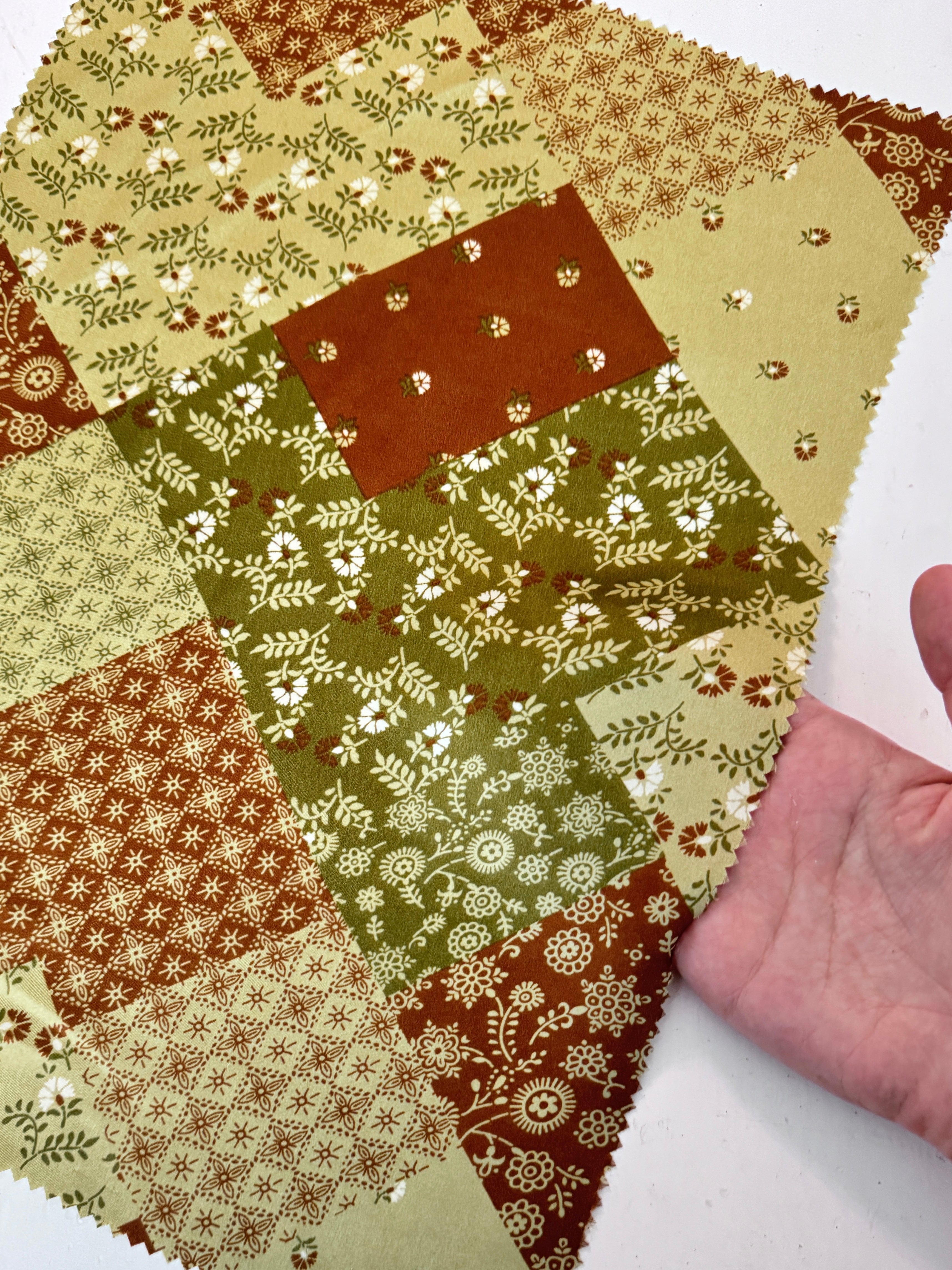 green patchwork Floral Print Satin, multicolor Floral Print Satin,premium Floral Print Satin, best quality Floral Print Satin, Floral Print Satin for bridal wear, Floral Print Satin for party wear, Floral Print Satin in low price, premium Floral Print Satin