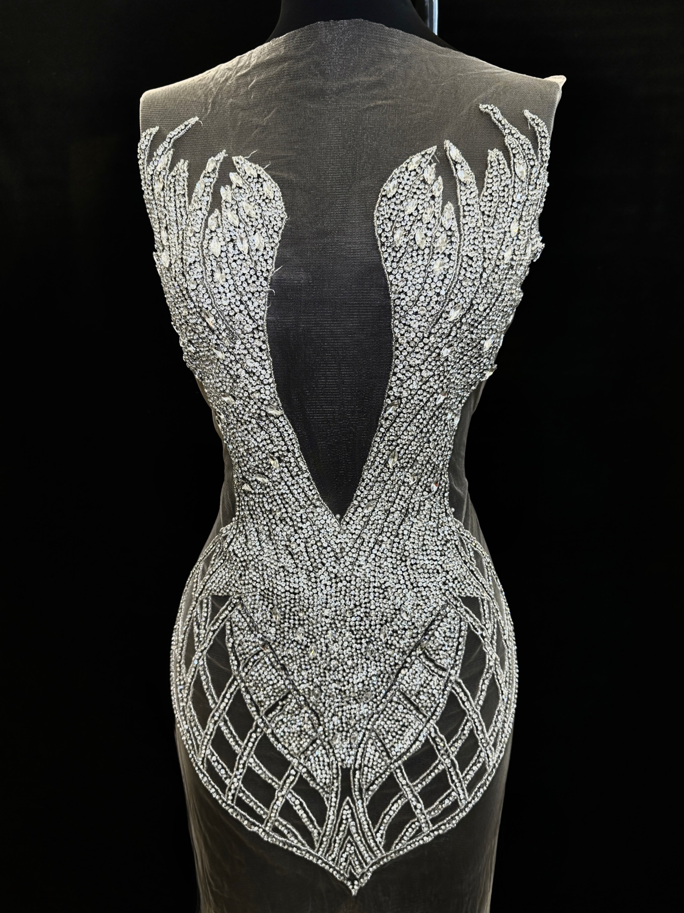 Cindy Rhinestone Bodice Applique, sparkle crystal bodice, silver rhinestone applique, rhinestone bodice for woman, rhinestone bodice ,rhinestone beads, rhinestone applique, rhinestone applications, rhinestone, luxurious dress, flawless dress fabric, embellishment for dress, diy dress, decoration for dress, crystal applique for dresses, crafts for dress, bridal dress rhinestone, beaded mesh sequin bodice, beaded mesh fabric for dress, beaded bodice for dress, applique for gown, applique for dress