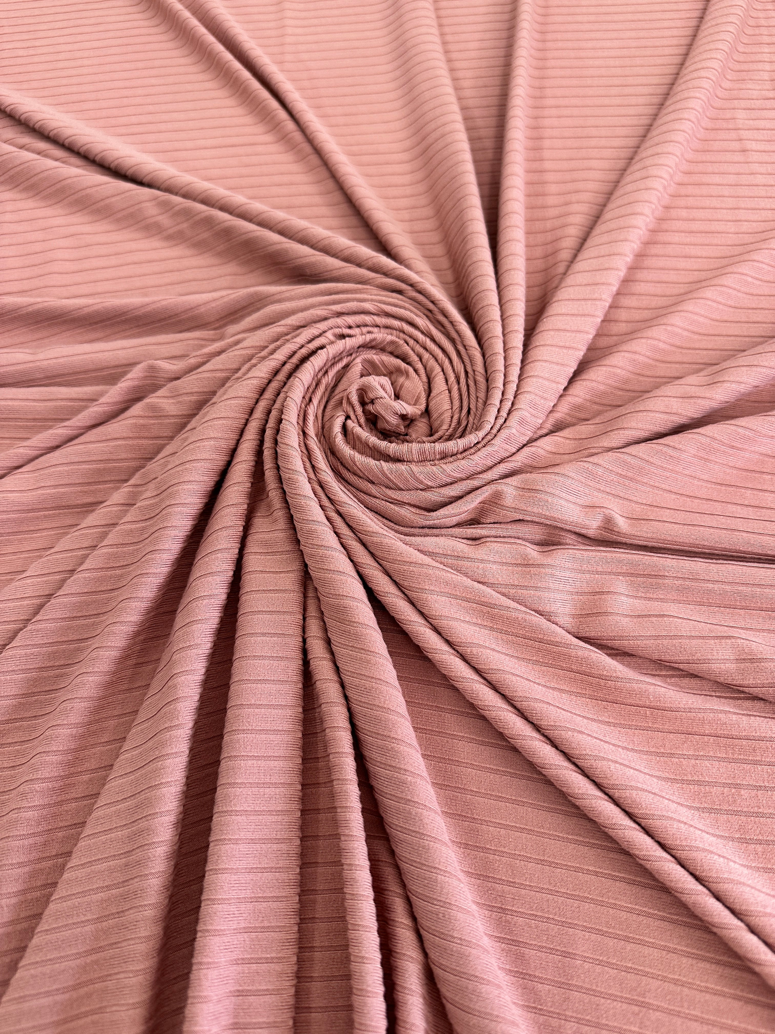 Dusty Rose Rib Knit, Textured Fabric, Rib Knit for woman, premium Rib Knit, knit in low price, knit on sale, knit on discount, knit for dresses