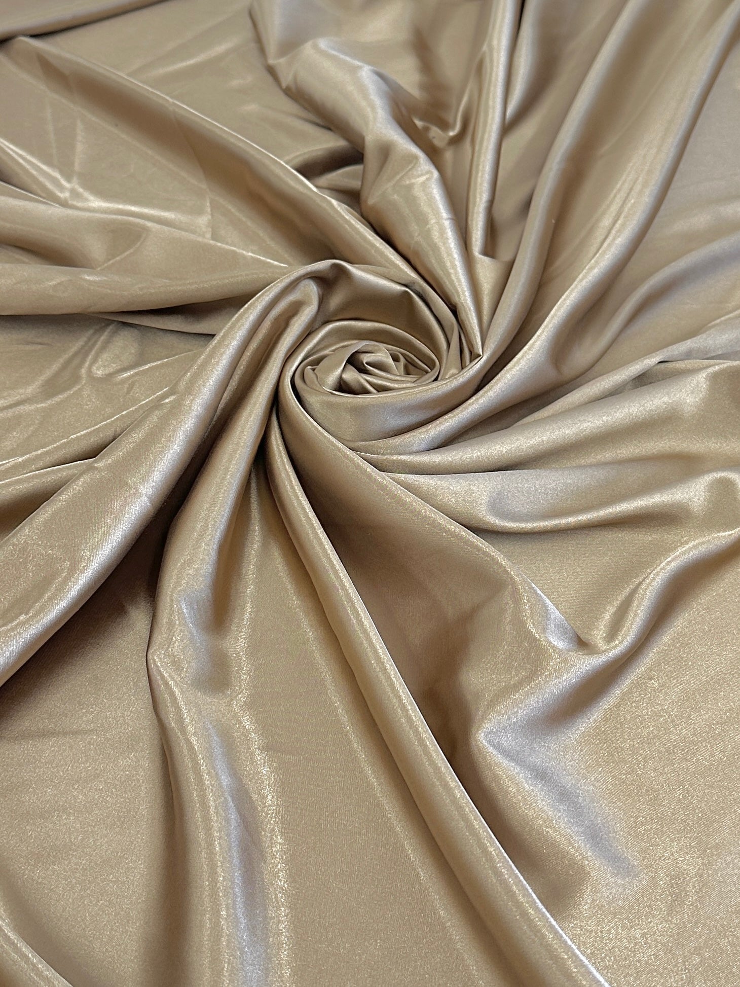 Khaki-Gold Luxury Silky Satin, Shop Fabrics Online, Sewing, Fabric Store, Sewing Store, Cheap Fabric Store, Kiki Textiles, Textile by the Yard
