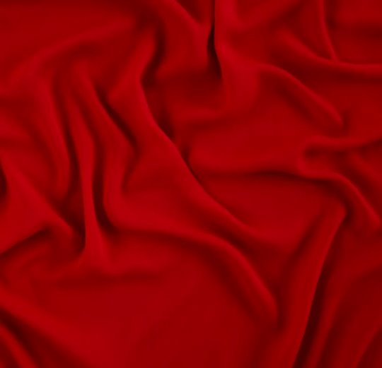 Red Stretch Crepe