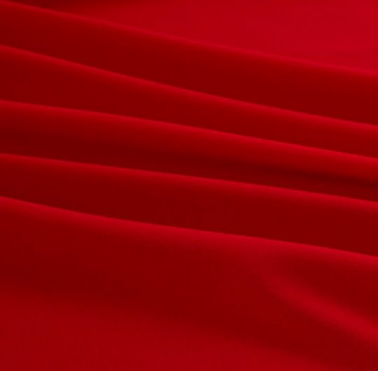 Red Stretch Crepe