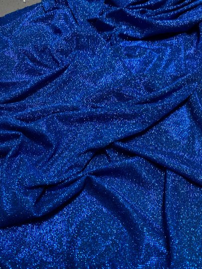 Royal Blue Spandex Lurex