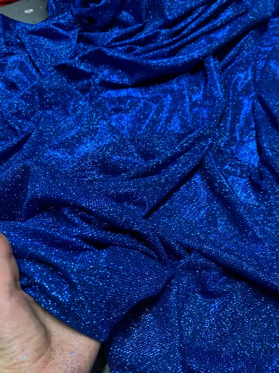 Royal Blue Spandex Lurex