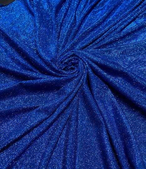 Royal Blue Spandex Lurex