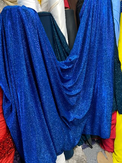 Royal Blue Spandex Lurex