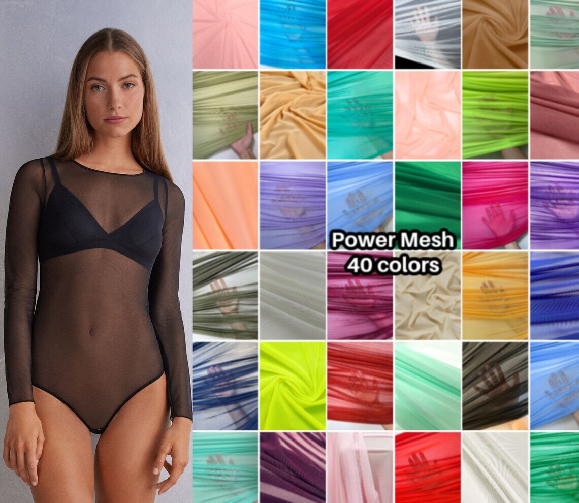 4 Way Stretch Power Mesh