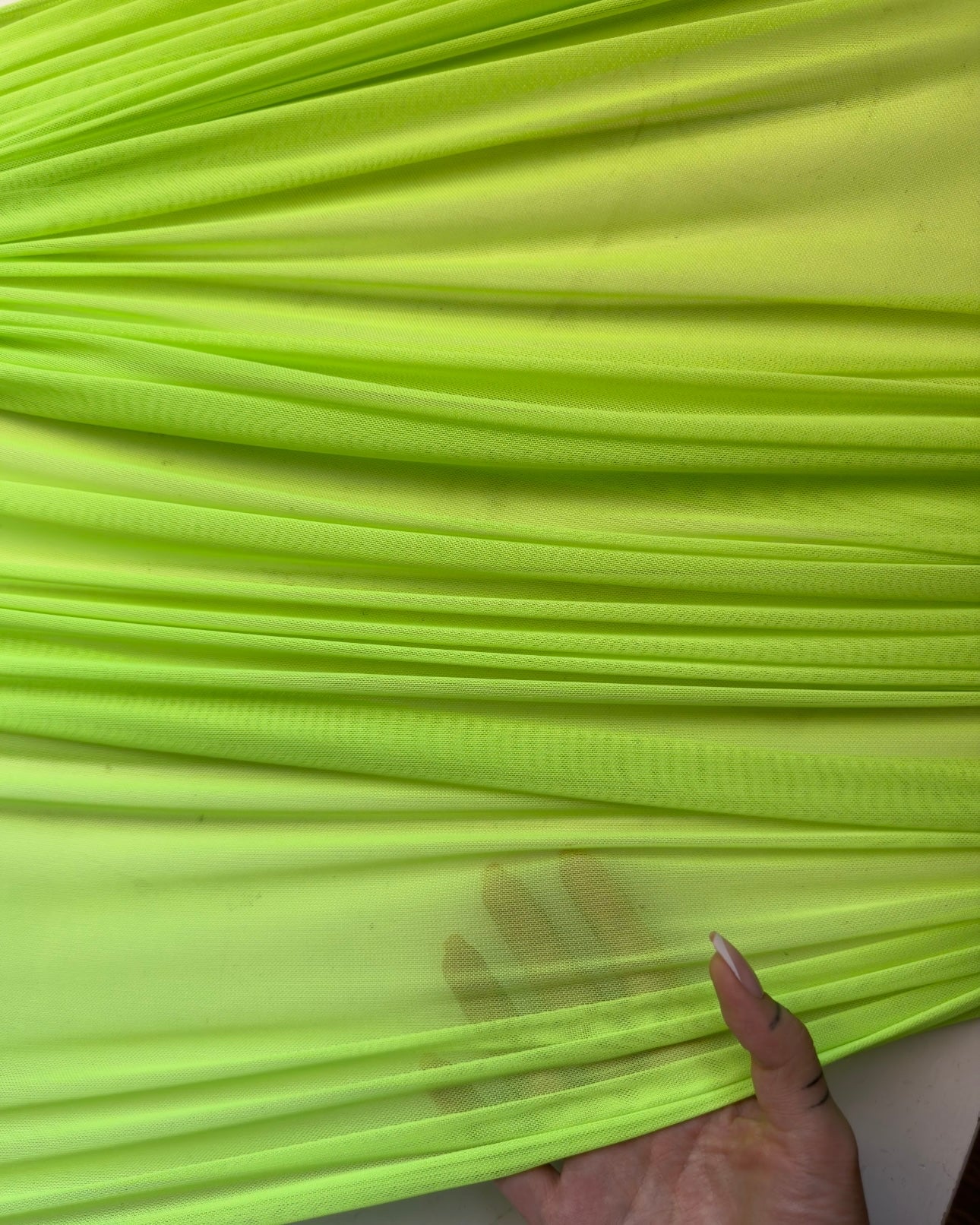 Lime green 4way stretch power mesh, green power mesh, light green power mesh, dark green power mesh