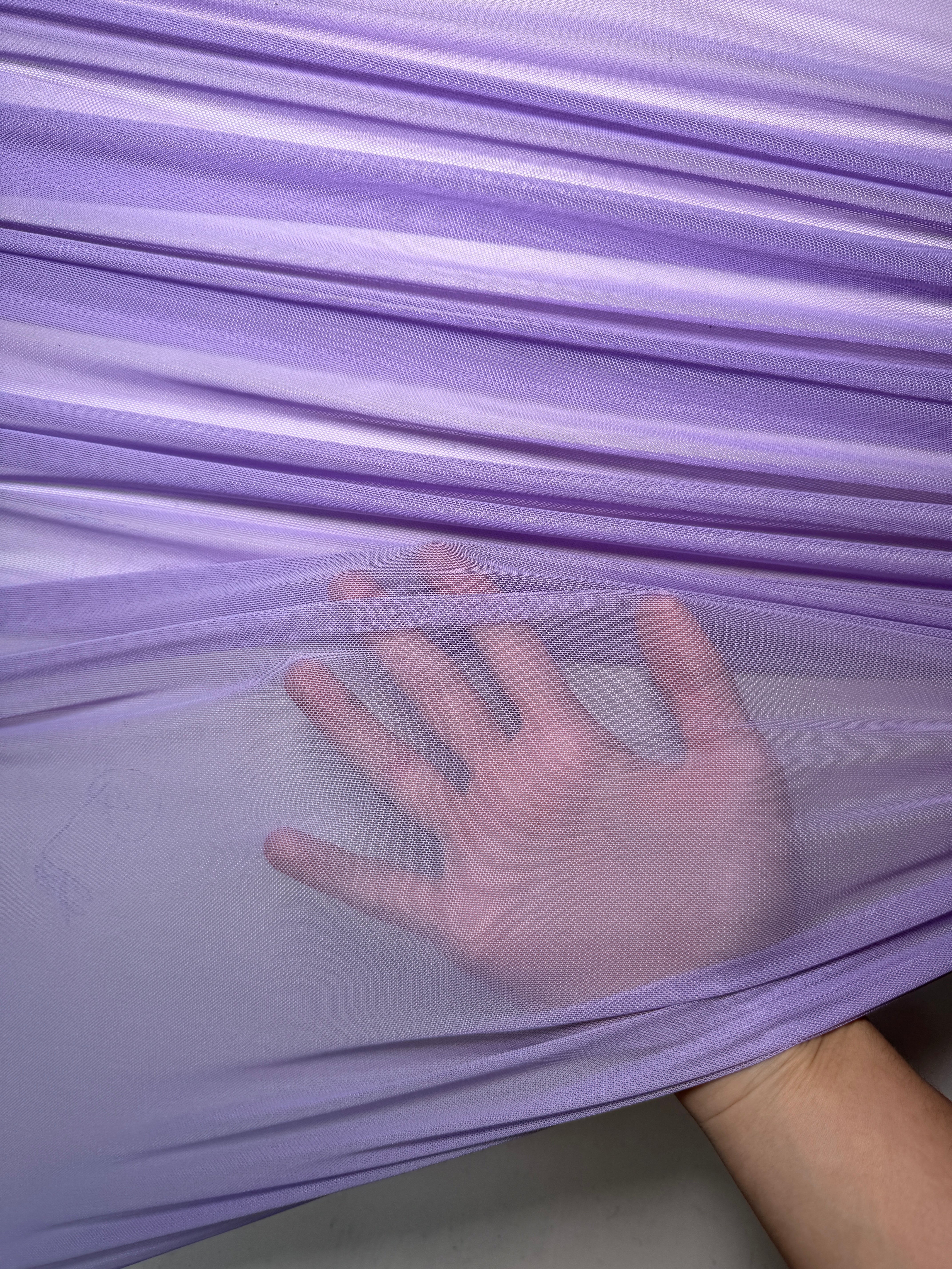 Lavender 4 Way Stretch Power Mesh