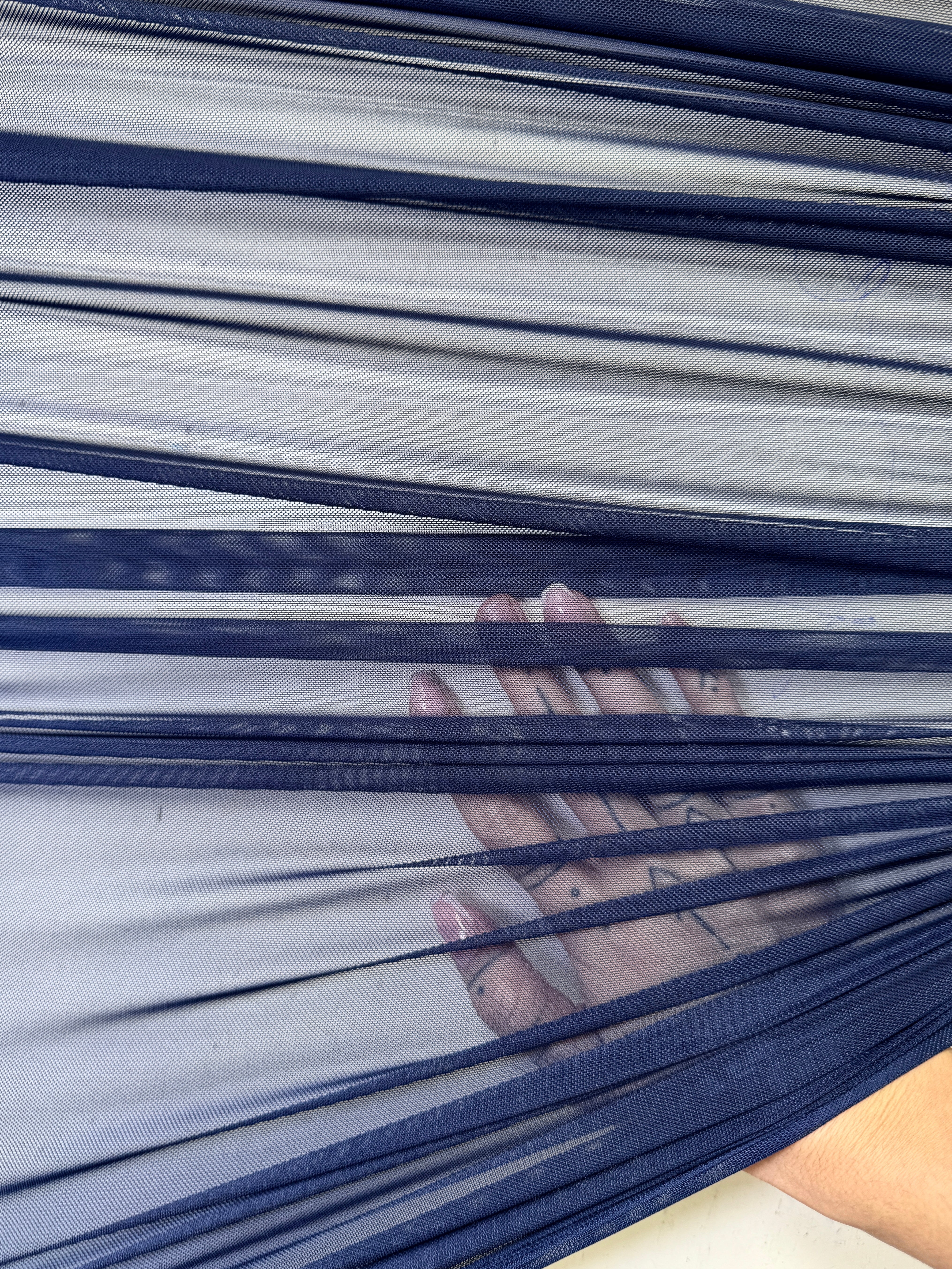 navy 4way stretch power mesh, dark blue power mesh, blue power mesh, light blue power mesh