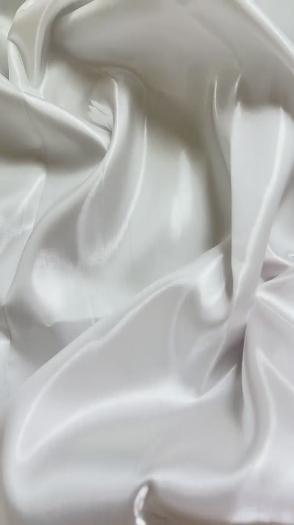 Off White Liquid Bridal Satin, Luxury Silky Satin, Liquid Bridal Satin, Silky Satin, Premium Stretch Bridal Satin, Satin for Bride, Satin for Women, Satin in Low Price, Cheap Satin, Satin on Sale