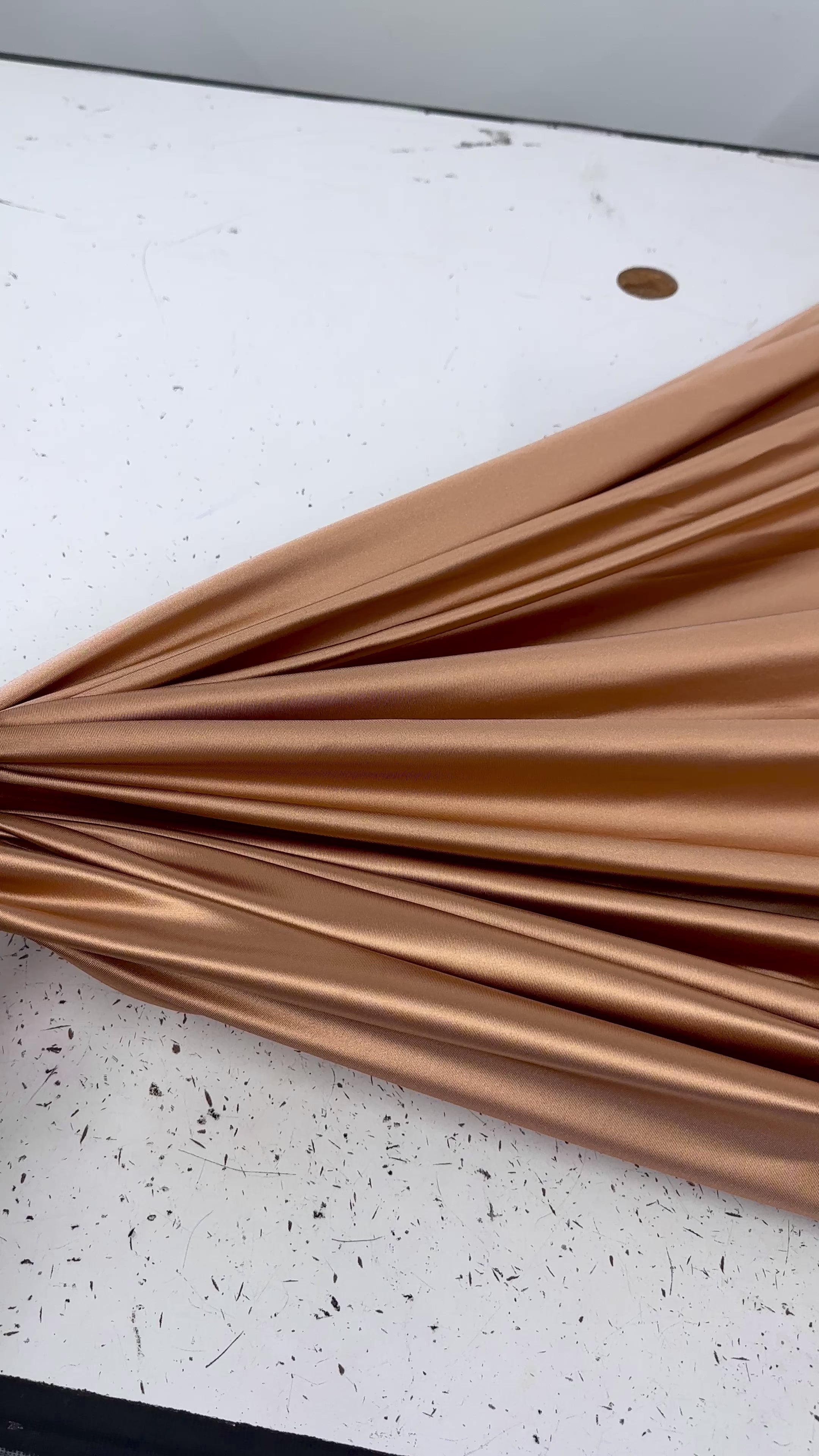 Mocha Nylon Spandex, Gold nylon spandex, 4 Way Stretch nylon spandex, Tan Spandex for Dress, shiny nylon spandex for woman, shiny nylon for bride, spandex for swim wear, premium spandex, spandex on sale, low price spandex