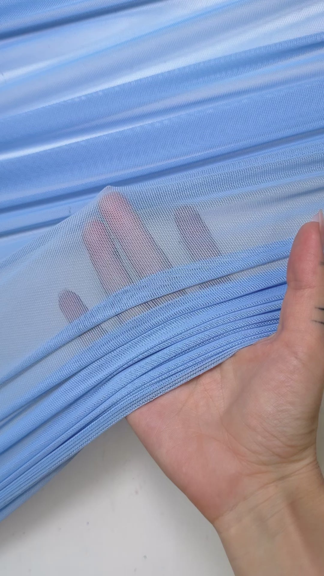 baby blue 4 Way Stretch Power Mesh, blue 4 Way Stretch Power Mesh, light blue 4 Way Stretch Power Mesh, dark blue 4 Way Stretch Power Mesh, 4 Way Stretch Power Mesh for woman, 4 Way Stretch Power Mesh on discount, 4 Way Stretch Power Mesh on sale, best quality 4 Way Stretch Power Mesh