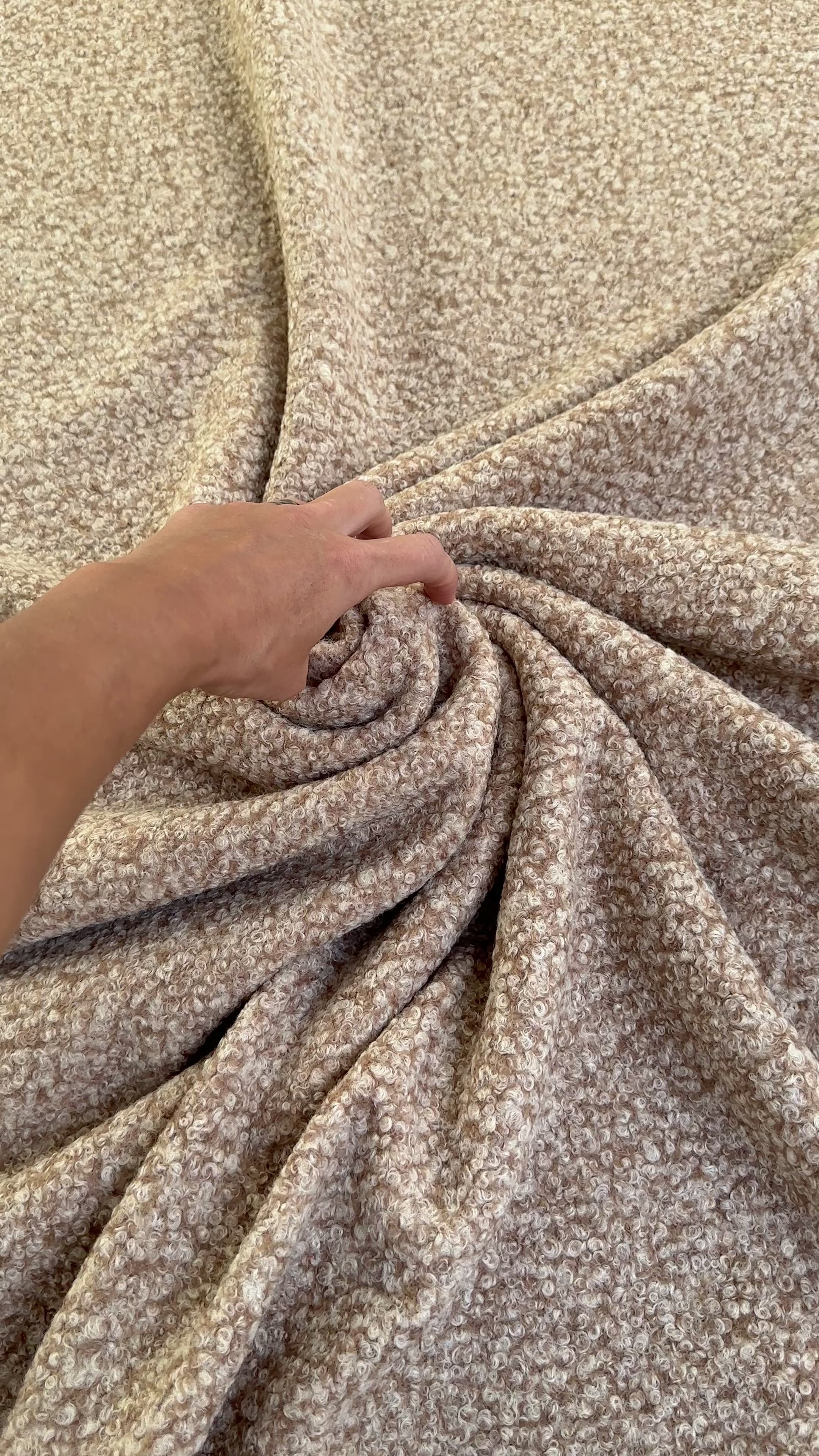 beige brown Lamb Premium Faux Wool, brown Faux Wool, light brown Faux Wool, Faux Wool for jacket, premium Faux Wool, Faux Wool for winter, winter collection, Faux Wool on sale, Faux Wool in low price