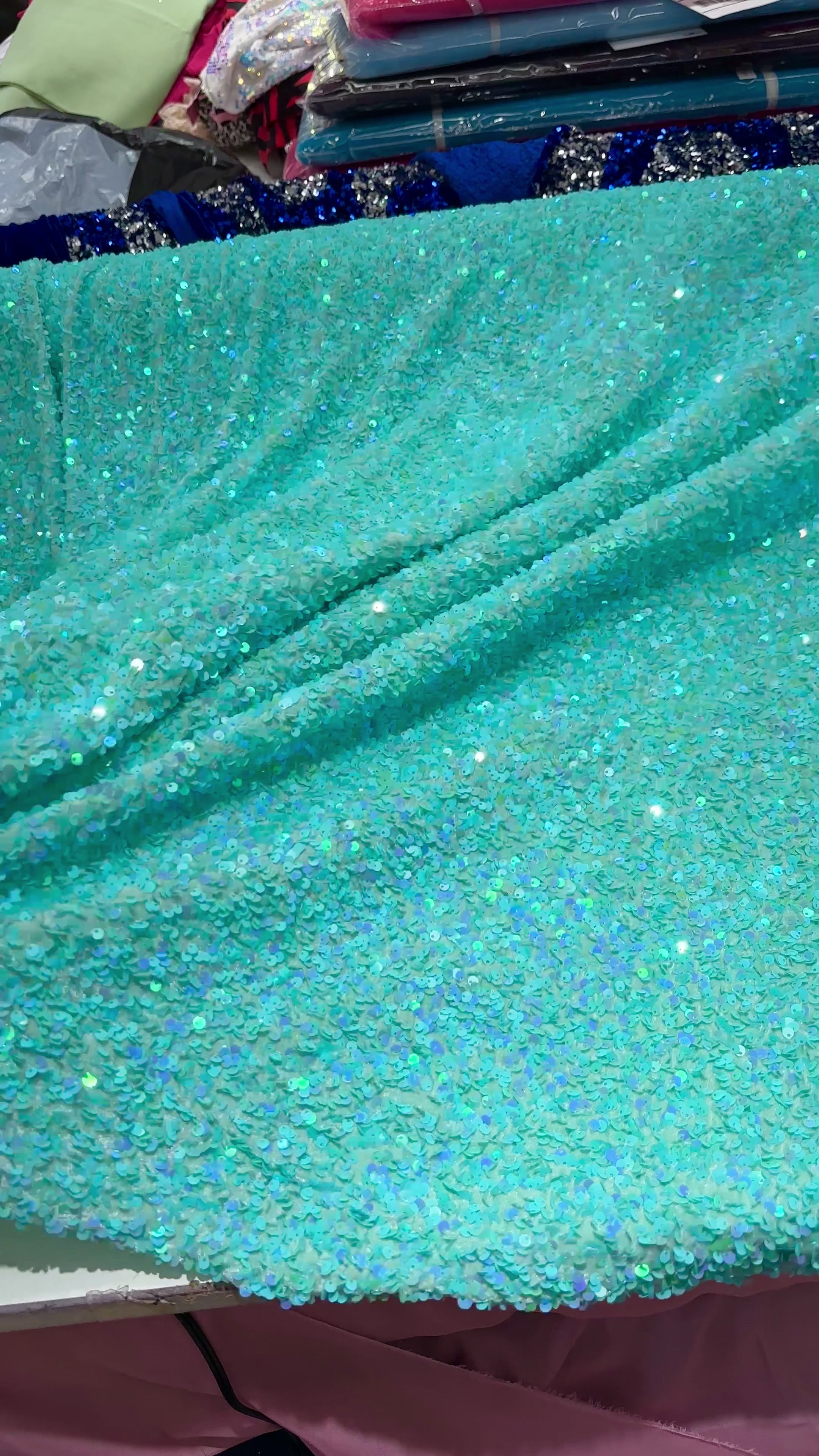 tiffany blue sequin on velvet, blue sequin on velvet, light blue sequin on velvet, dark blue sequin on velvet, sequin on velvet for woman, sequin on velvet for bride, sequin on velvet on discount, sequin on velvet on sale