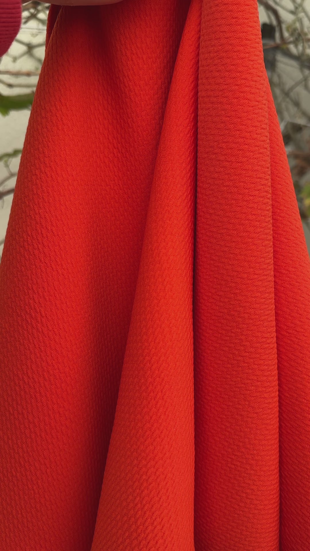 Bright Orange Liverpool Knit, orange Liverpool Knit, light orange Liverpool Knit, dark orange Liverpool Knit, Liverpool Knit for woman, Liverpool Knit for party wear, Liverpool Knit for gown, Liverpool Knit for bride, Liverpool Knit on discount, Liverpool Knit on sale, premium Liverpool Knit