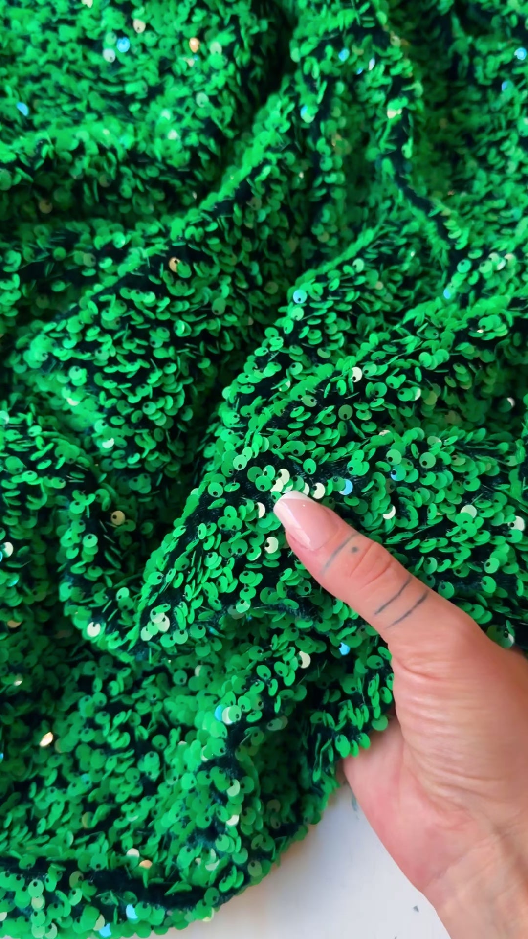 vibrant green sequin on velvet, light green sequin on velvet, dark green sequin on velvet, green sequin on velvet, sequin on velvet for woman, sequin on velvet for bride, premium sequin on velvet, sequin on velvet on discount, sequin on velvet on sale, buy sequin on velvet online
