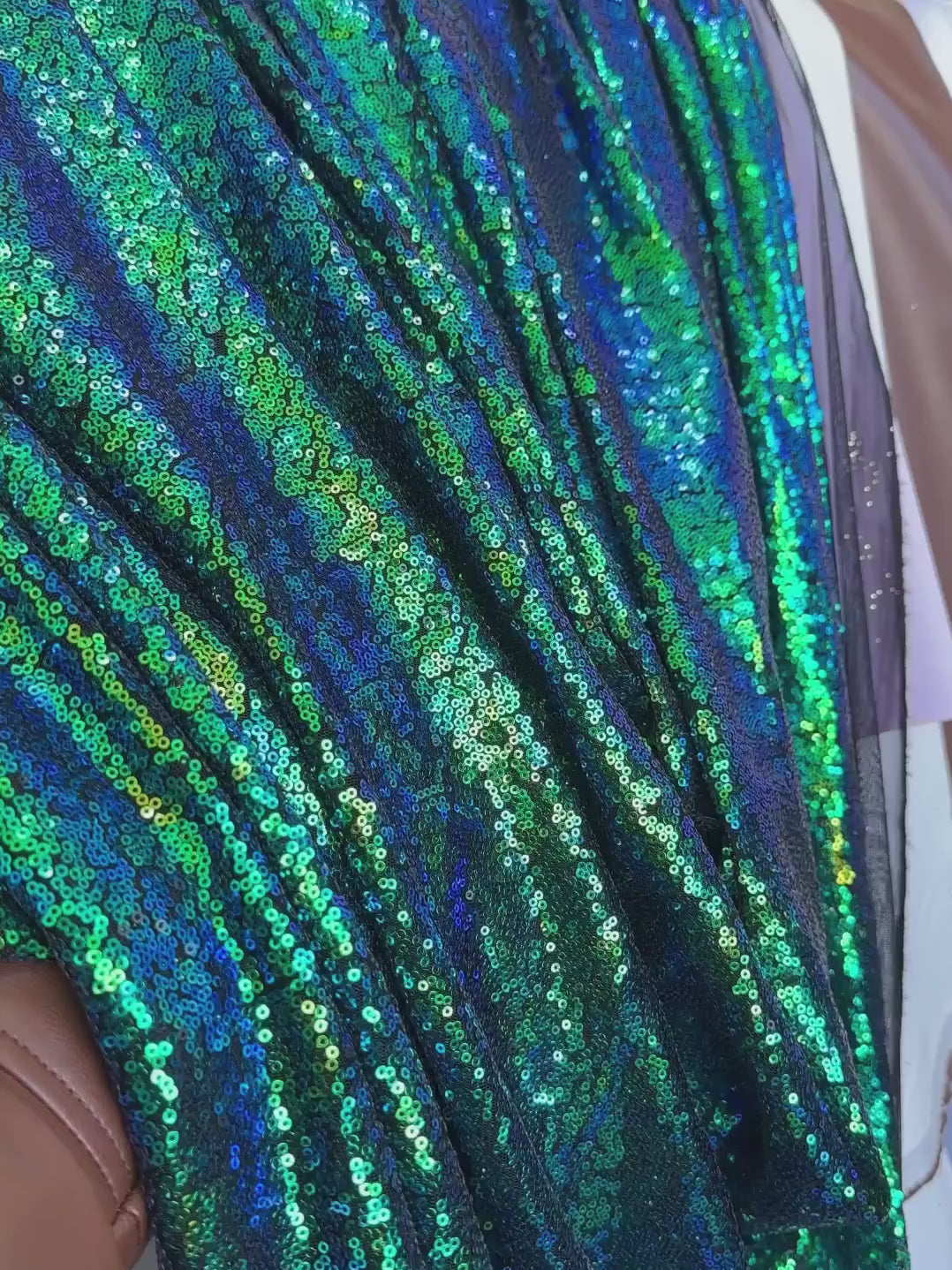 Green Iridescent sequin on mesh, Green Iridescent Disco Fabric, light green sequin on mesh, dark green sequin on mesh, Khaki green sequin on mesh, Stretch sequin mesh, mesh for woman, sequin on mesh for bride, sequin on mesh for party wear, mesh on discount, mesh on sale, premium sequin mesh, buy sequin mesh online
