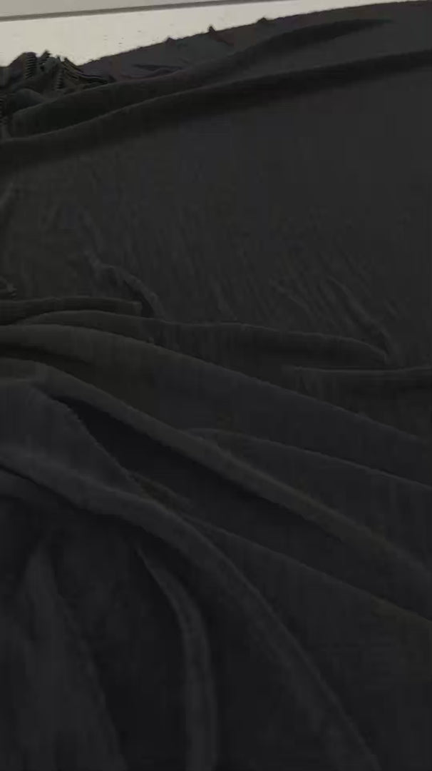 Black Pleated Knit, Black knit, knit for woman, premium knit, knit in low price, knit on sale, knit on discount, knit for dresses
