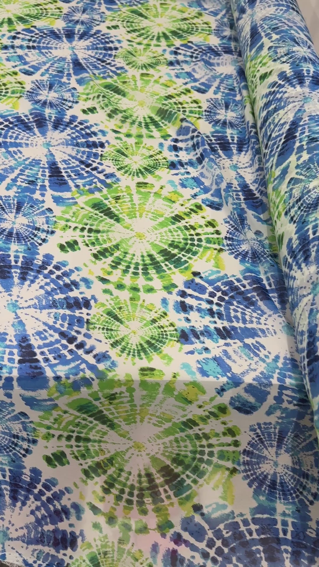 Tie Dye Blue Green Hi Multi Chiffon, Blue Green chiffon, Blue Green organza, crystal chiffon, Crystal chiffon for woman, chiffon for bride, premium chiffon, chiffon in low price, chiffon for party wear, chiffon for gown